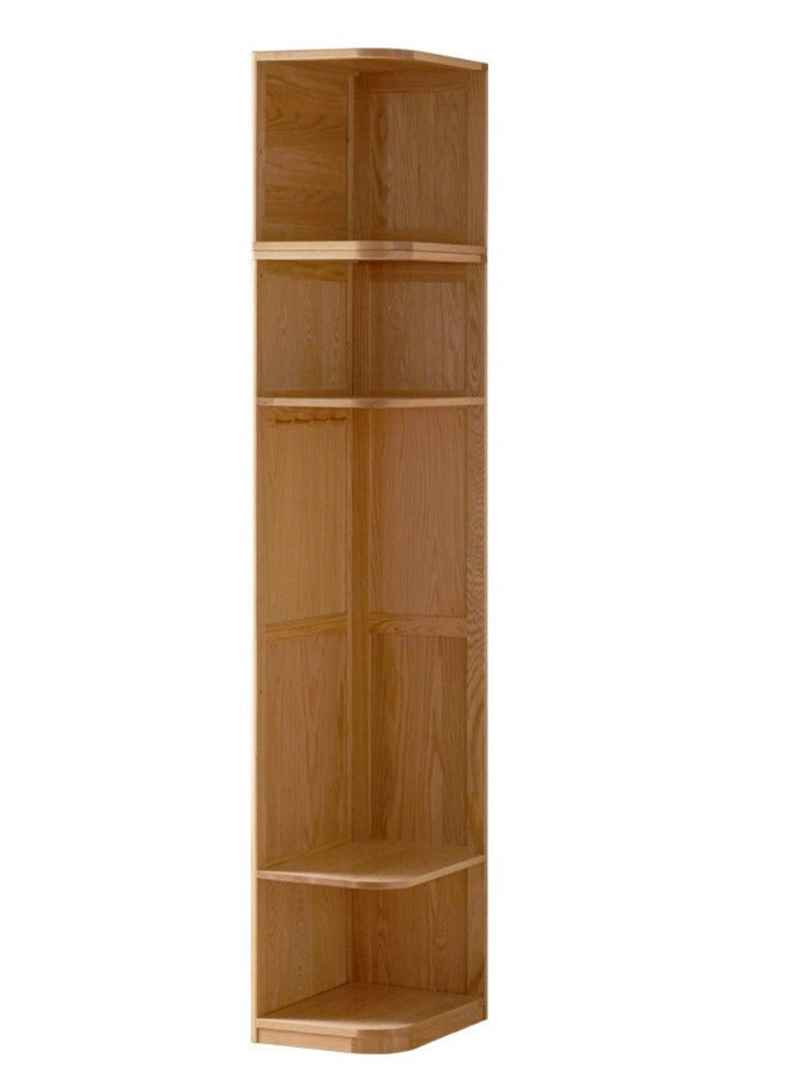 Solid Oak Wood Sliding Door Wardrobe - Durable & Stylish Closet Storage for Bedroom, Living Room, and Office Organization