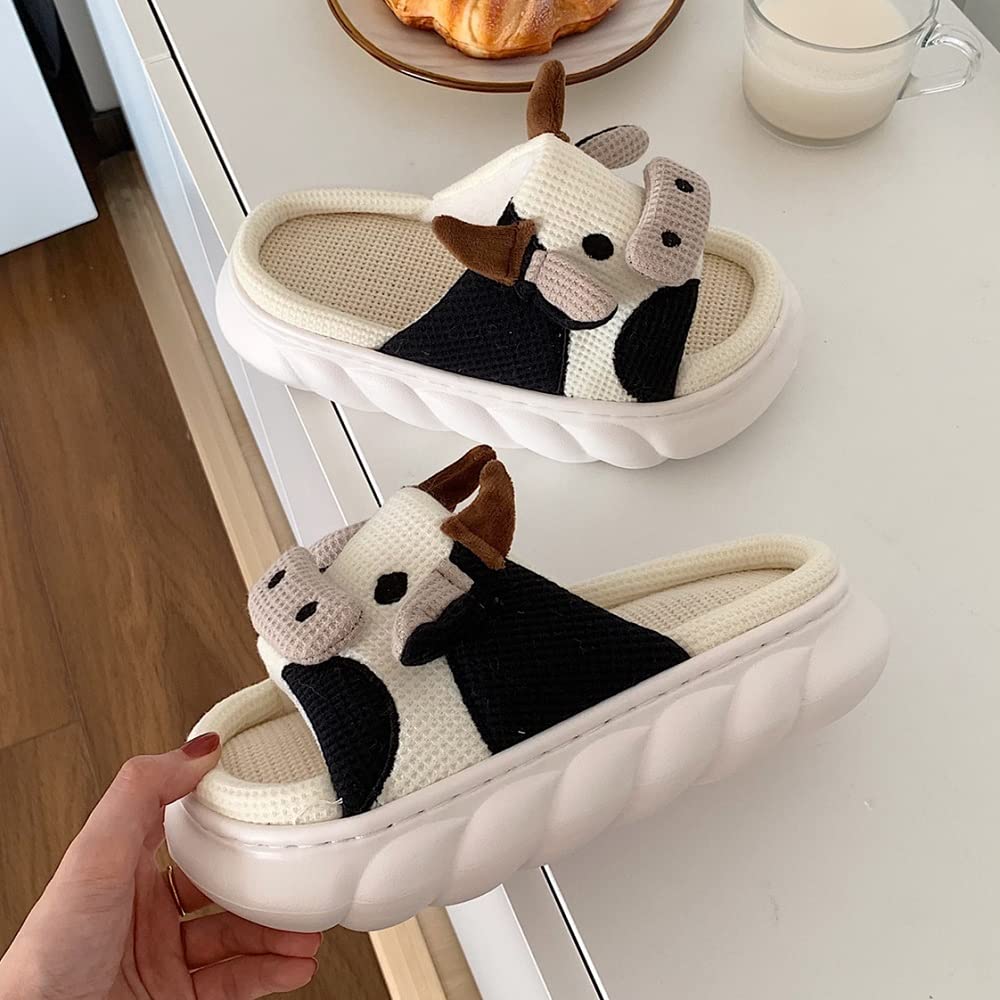Yoroka Cartoon Slippers for Women - Cute Animal Shaped House Shoes with Thick Soft Sole, Indoor Outdoor Comfortable Slippers for Lounge, Home, Dorm & Travel