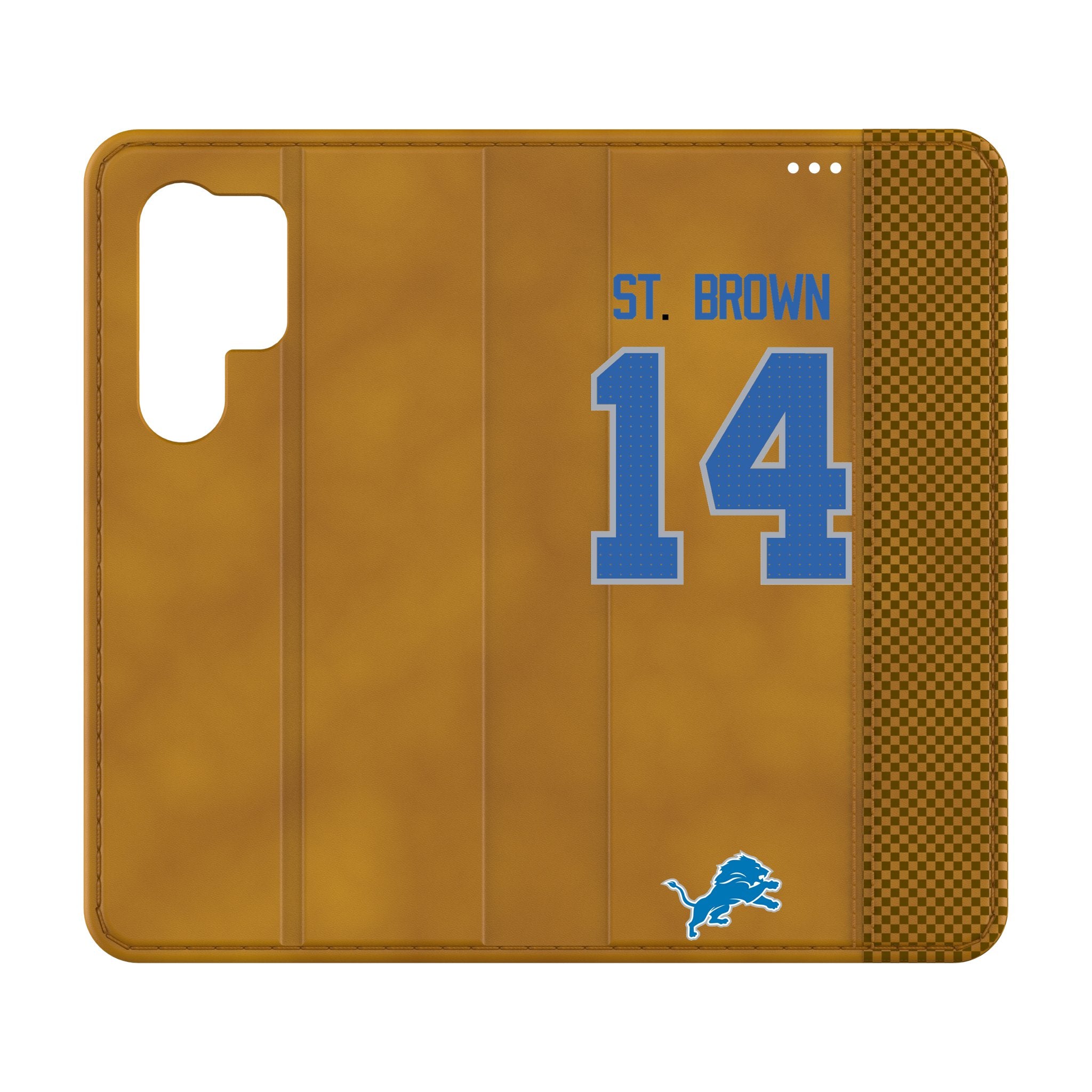 Amon Ra St. Brown Detroit Lions 14 Game Tactic Folio Phone Case for Samsung Galaxy - Perfect for Football Fans & Game Day Support