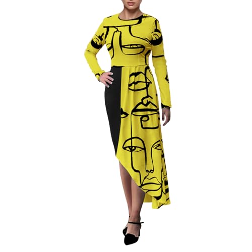 1006-yellow Black Floral