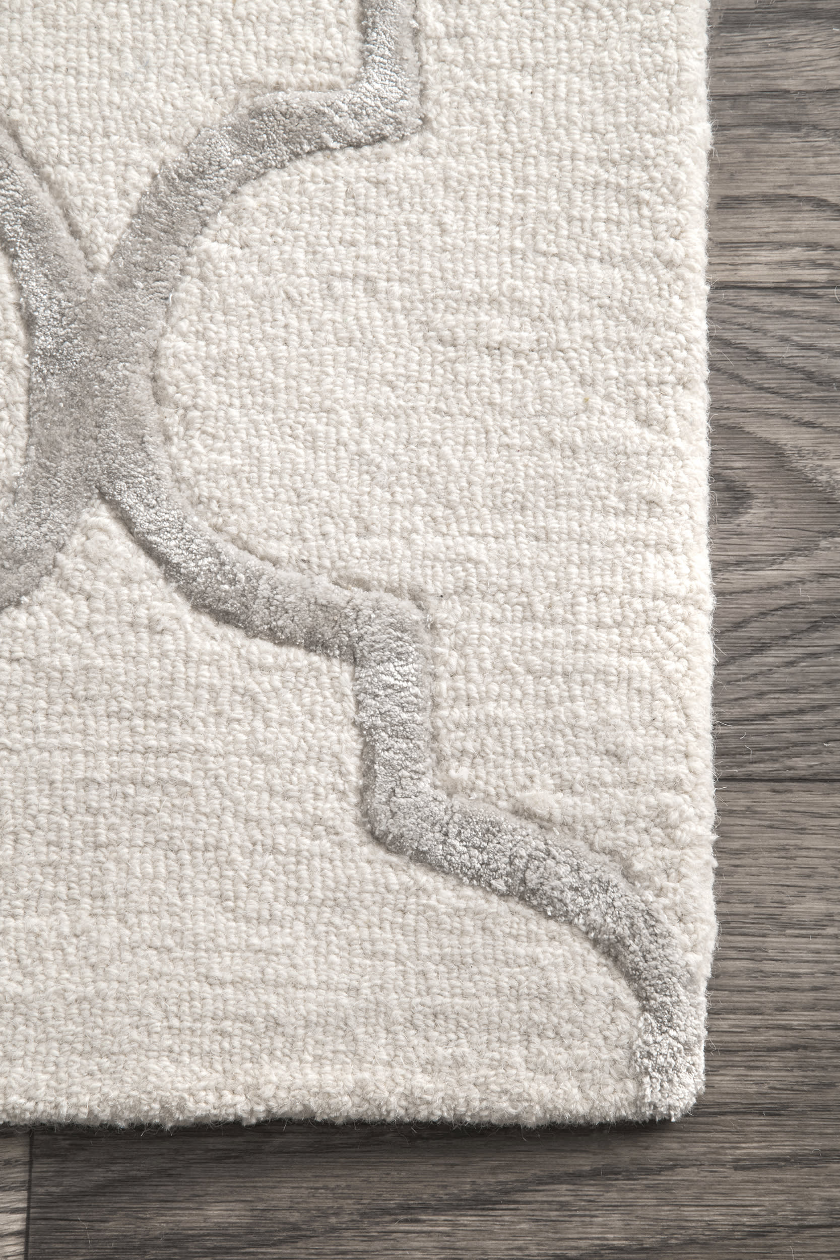 Edison Rug | Ivory Handwoven Wool Area Rug for Living Room, Bedroom & Office - Soft & Durable Home Decor