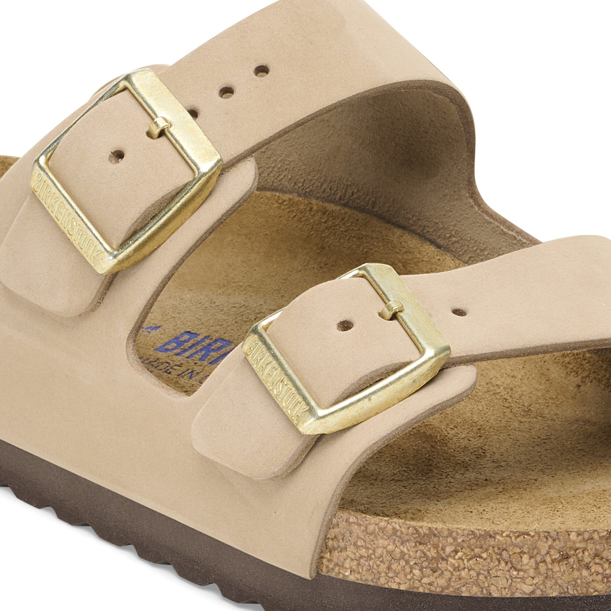 Arizona Soft Footbed Sandals for Women - Genuine Nubuck Leather Comfortable Slides | Perfect for Beach, Vacation & Summer Casual Wear
