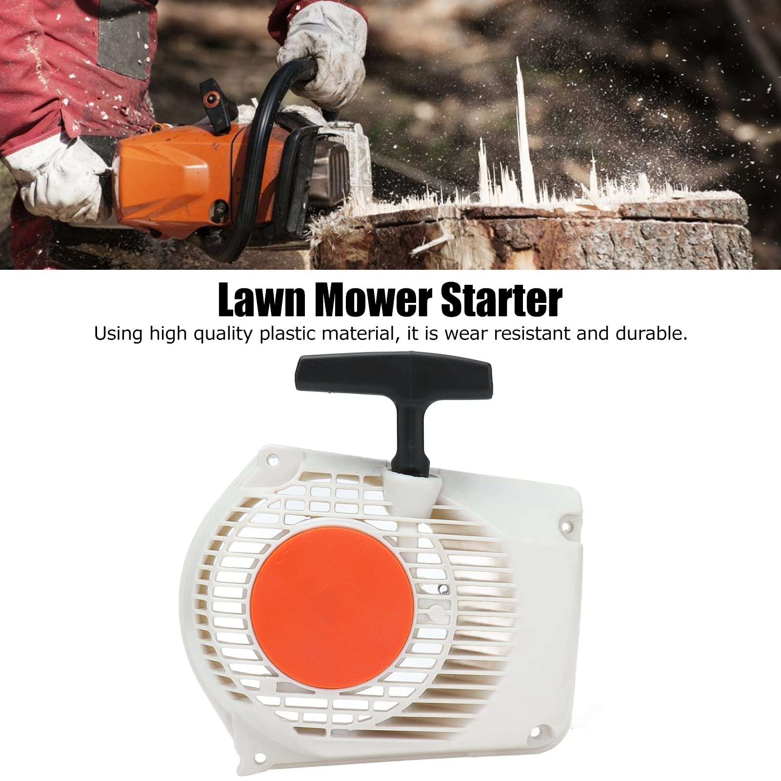 Stihl 024 026 MS240 MS260 Lawn Mower Pull Start Recoil Starter Assembly Replacement Part - Compatible with Stihl Chainsaws & Outdoor Power Tools for Easy Engine Starting