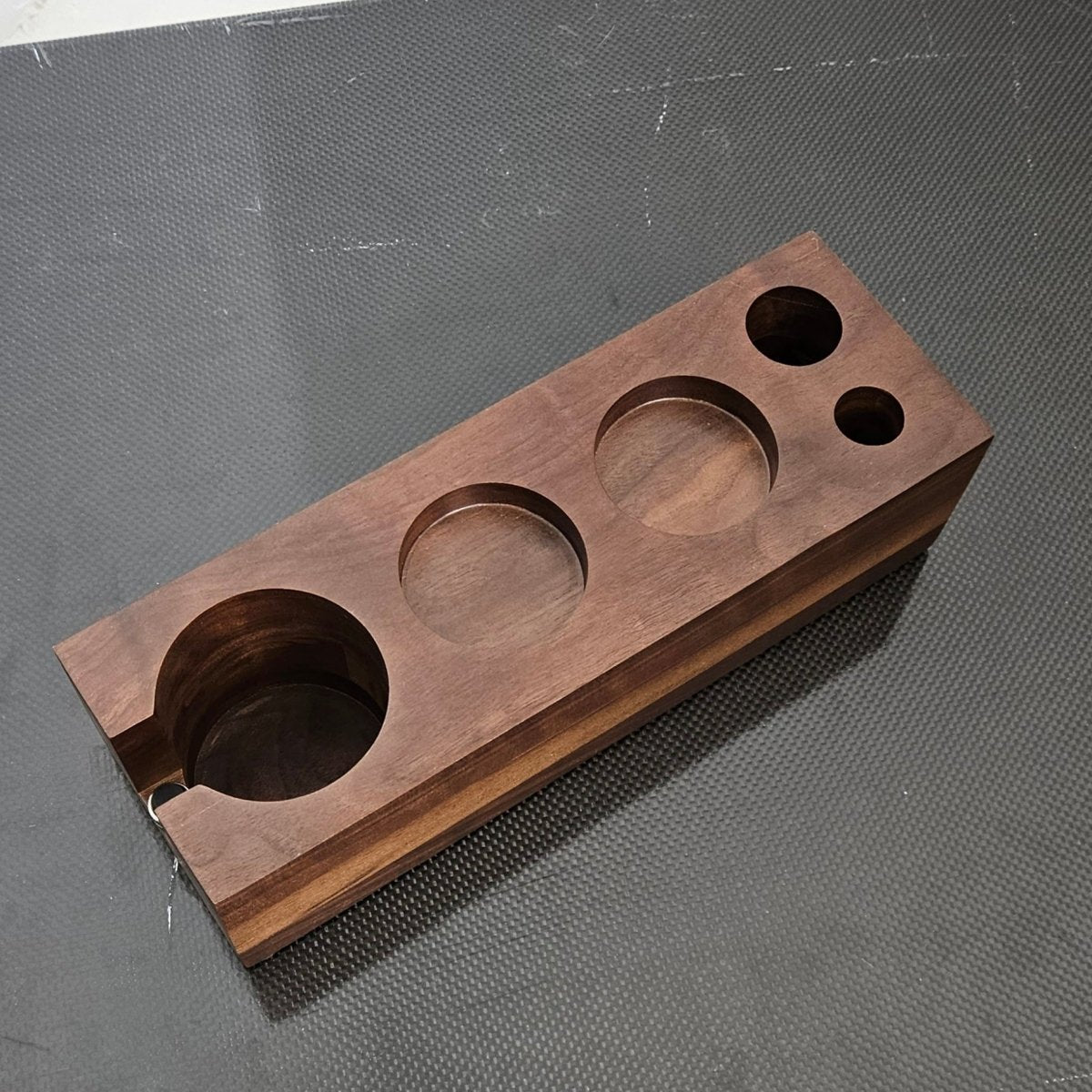 Premium Wooden Espresso Tamping Stand - Barista-Grade Coffee Accessory for Home & Professional Use - Perfect for Espresso Machines, Coffee Shops & Gifts