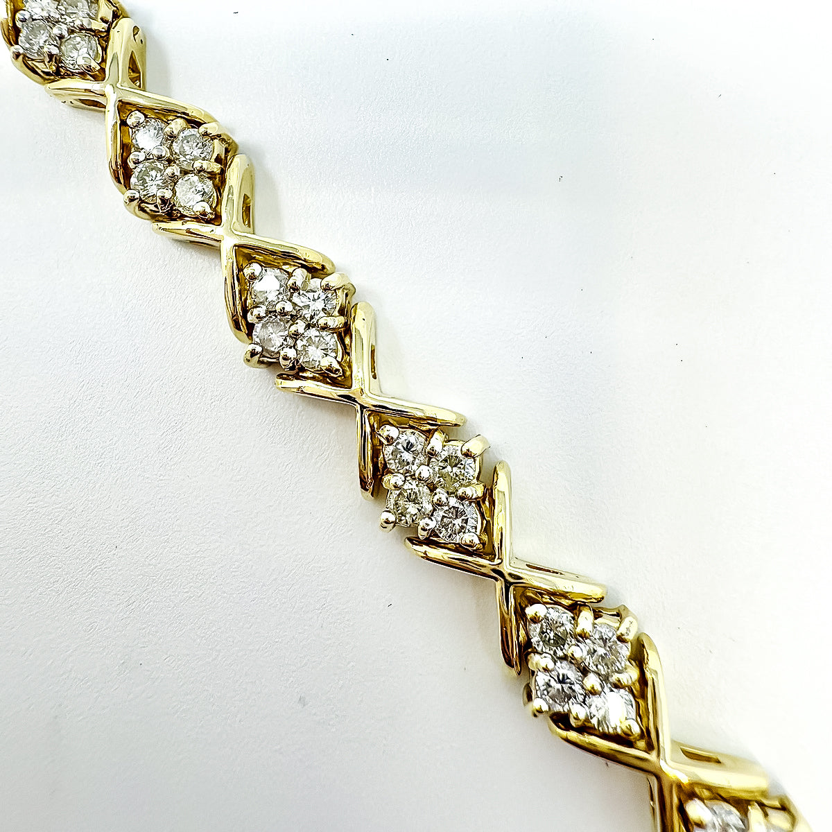 14K Gold Diamond Bracelet for Women - Elegant & Dainty Jewelry Gift for Anniversary, Birthday & Special Occasions