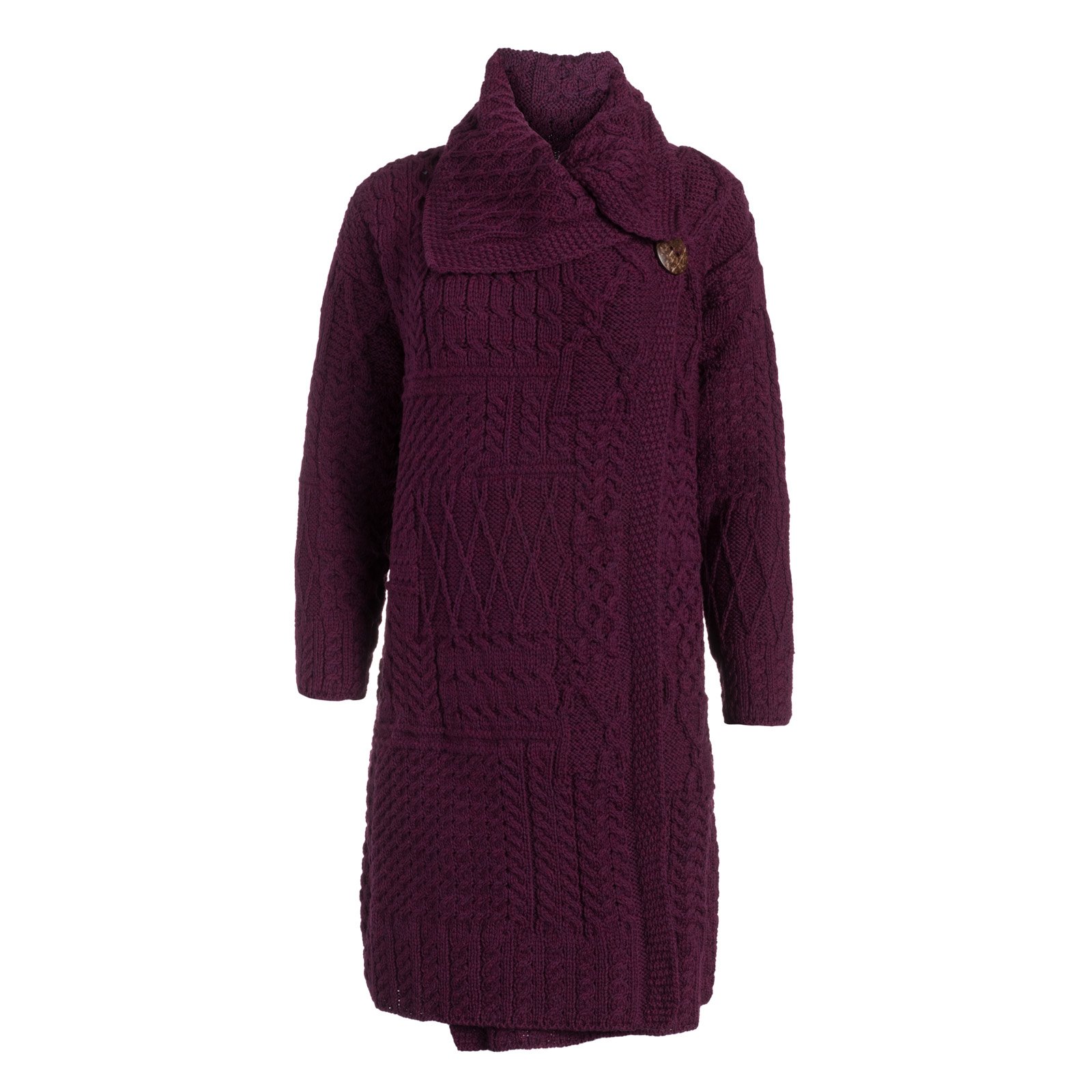 Women's Long Cardigan Sweater - The Caitriona Open Front Knit Wrap Coat (Small) | Soft & Cozy Fall Winter Fashion for Layering, Office Wear & Casual Outfits