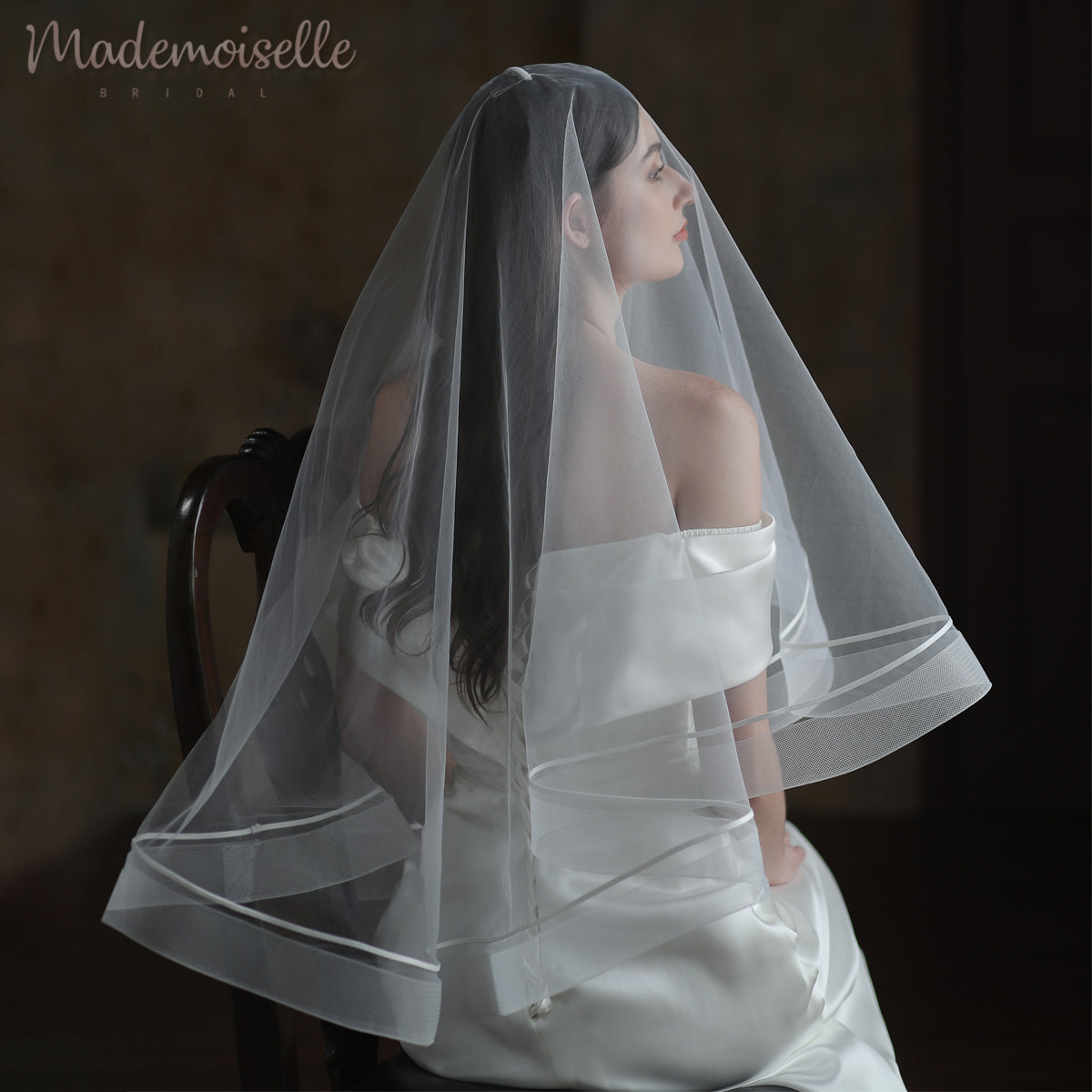 Enya Veil - Elegant Wedding Veil for Brides | Perfect for Ceremonies, Photos & Special Occasions