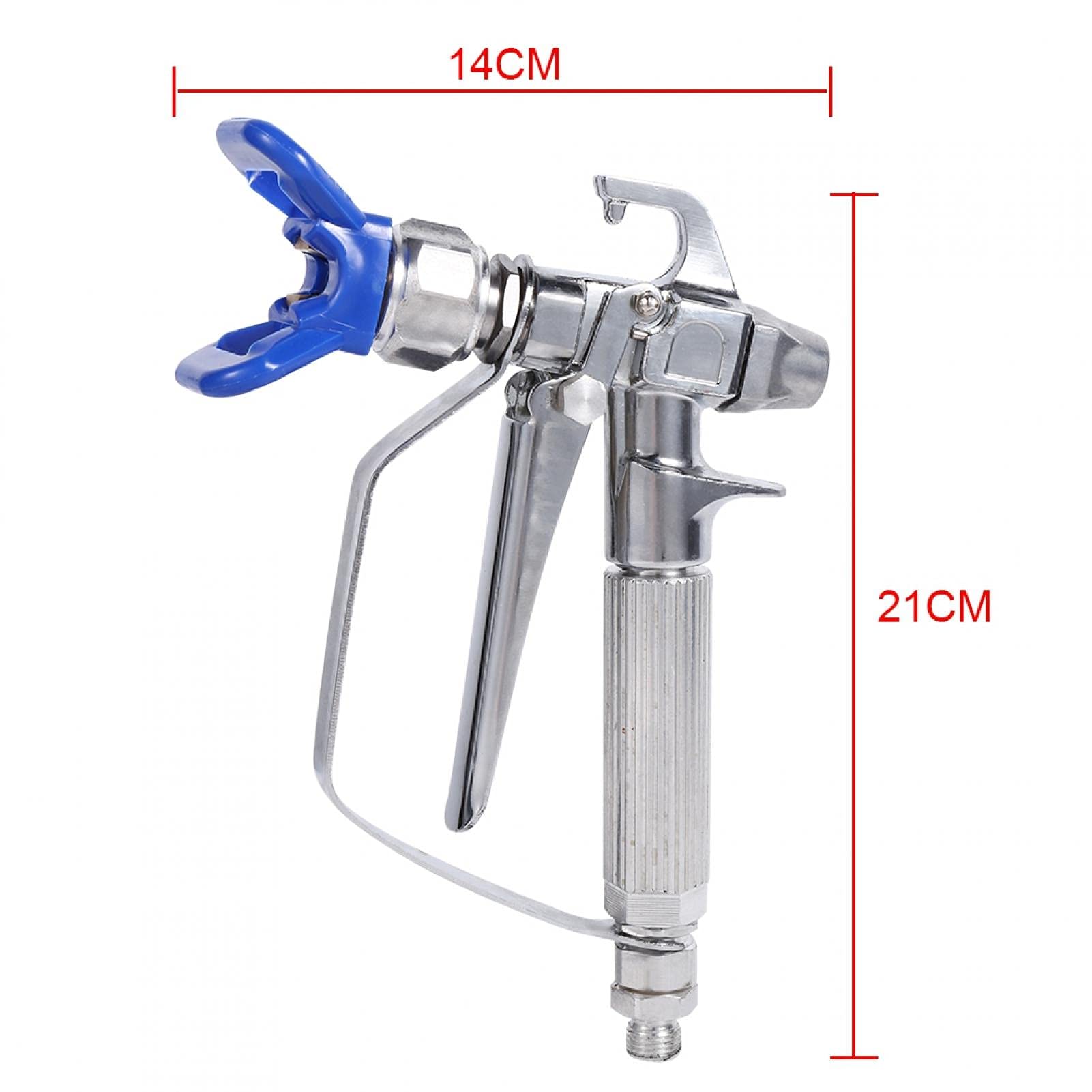Professional Airless Paint Sprayer - High Pressure Stainless Steel Spray Gun for Car Body Coating & Home Painting Projects (8.3x5.5 Inch) | Perfect for DIY, Automotive Refinishing & Interior/Exterior Wall Painting