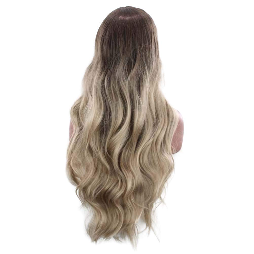 1pc Green Synthetic Cosplay Wig for Women - Extra Long Curly Hair Extensions & Dress Up Wig | Perfect for Halloween, Cosplay, Parties & Costume Events