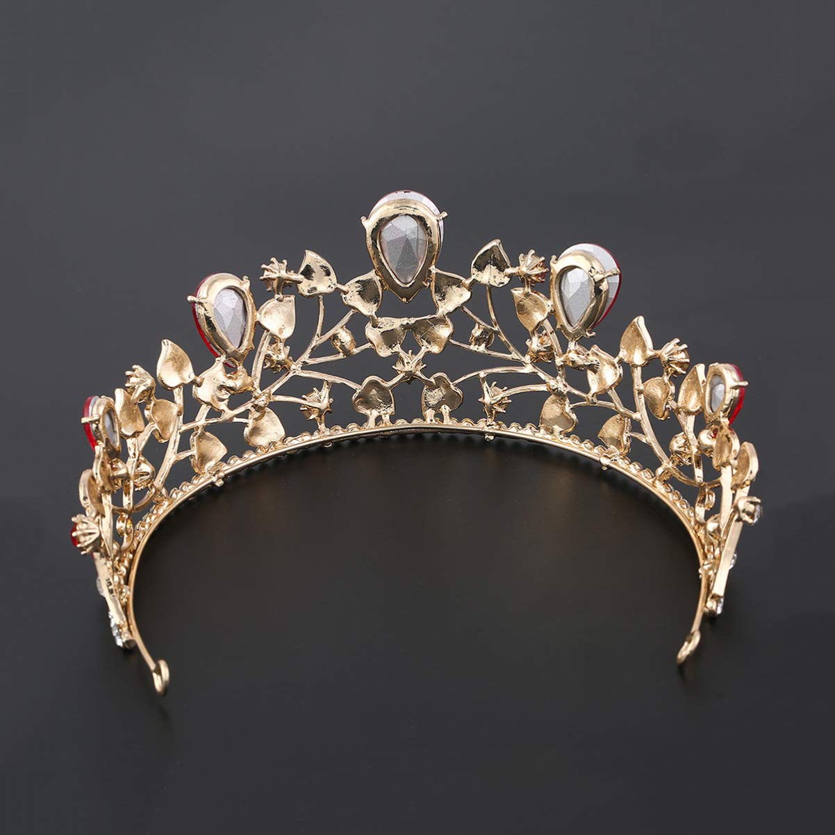 Elegant Baroque Bridal Tiara Set with Earrings & Hairband - Perfect for Weddings, Prom, and Formal Events