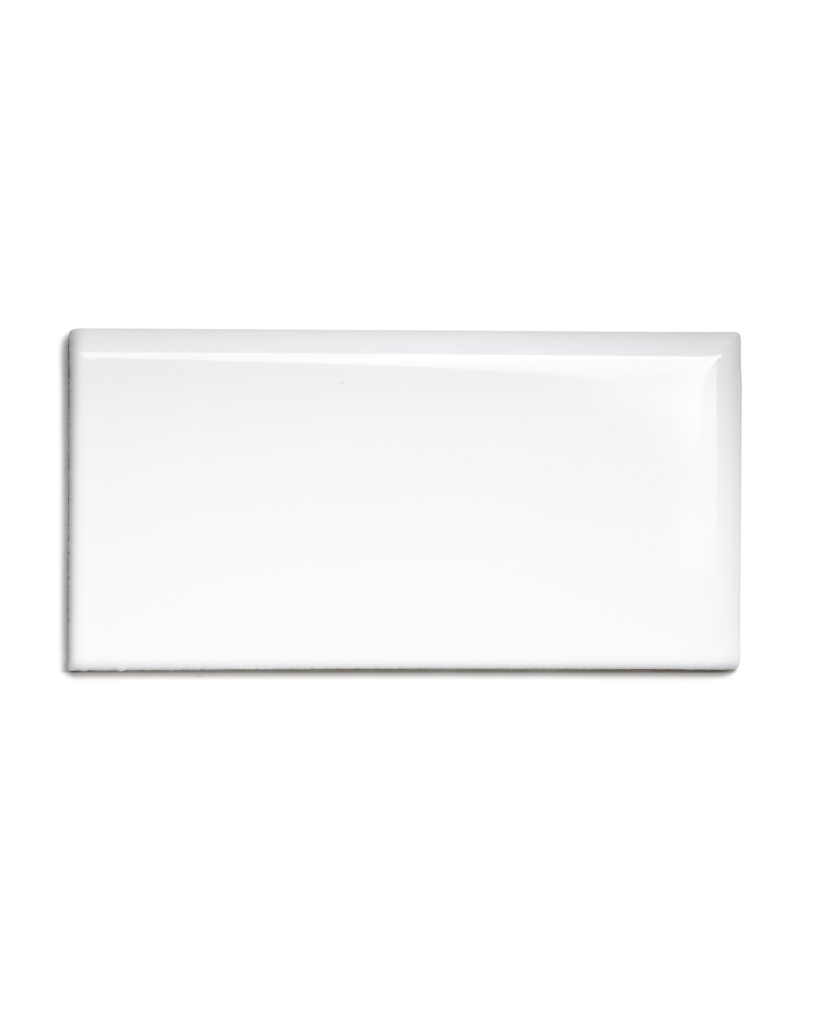 Kakel Victoria 7.5 x 15 cm White Bullnose Right Corner Ceramic Tile - Perfect for Bathroom & Kitchen Backsplash Renovation