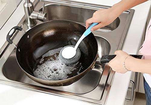 Stager Plastic Cleaning Utensils Set - Floor & Bathroom Scrub Brush Combo Pack for Home, Kitchen, and Shower Cleaning | Durable Multi-Surface Cleaning Tools