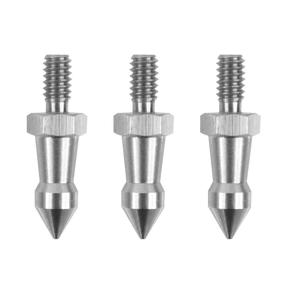 Foto&Tech 3-Piece Universal Anti-Slip Rubber Tripod Feet - Compatible with Benro, Gitzo, Induro, Kingjoy & Manfrotto Tripods - Secure Grip on Smooth & Uneven Surfaces - Perfect for Outdoor Photography, Studio Shoots & Travel Videography