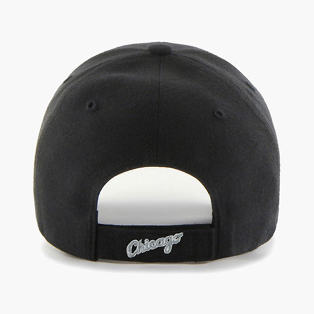 47 Brand Chicago White Sox MVP Adjustable Baseball Cap - Black | Official MLB Licensed Hat for Men & Women | Perfect for Games, Tailgating & Everyday Wear