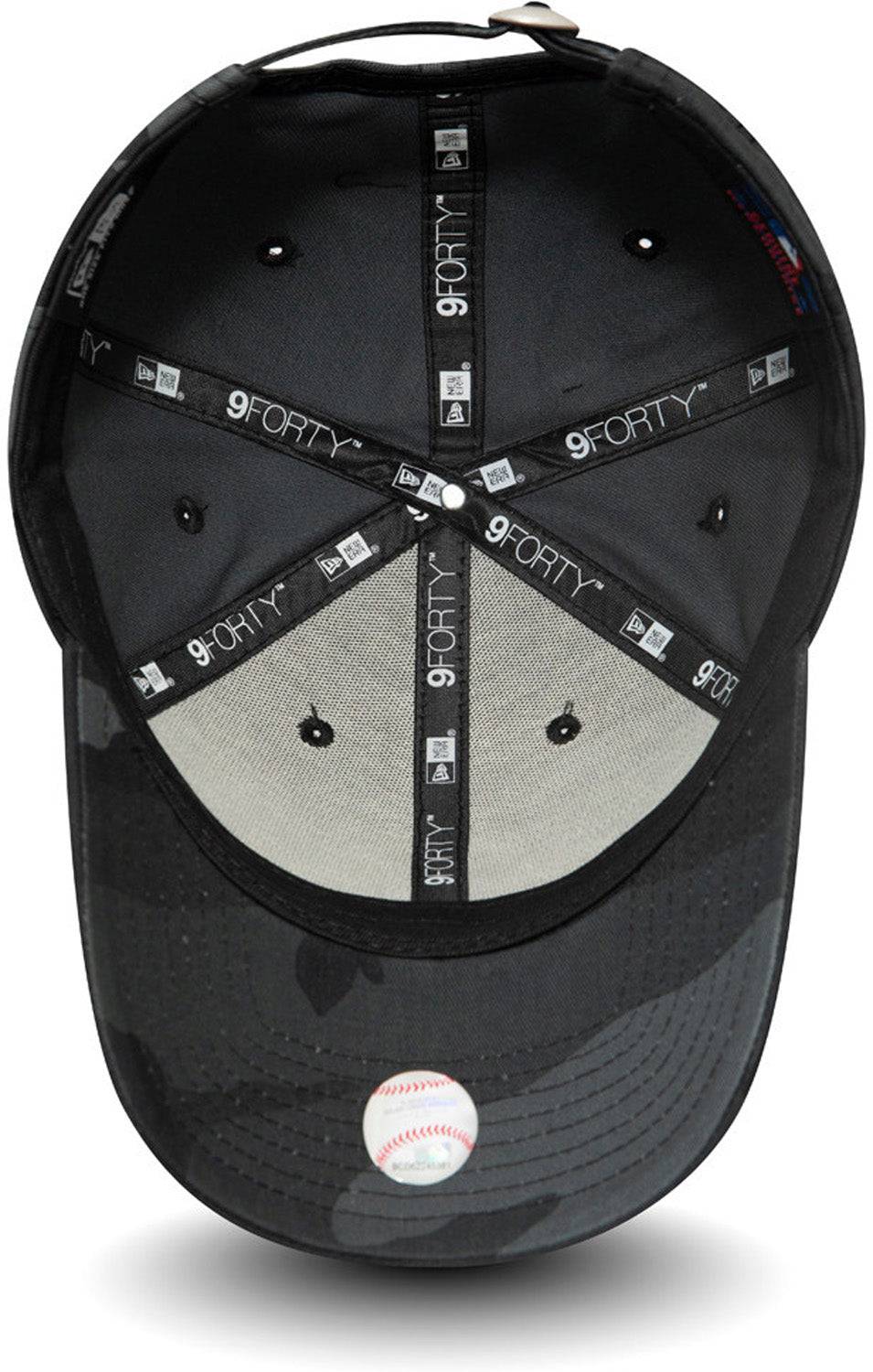 New York Yankees New Era Kids 9Forty Essential Midnight Camo Adjustable Baseball Cap for Boys & Girls - Perfect for Baseball Games, School, and Outdoor Activities