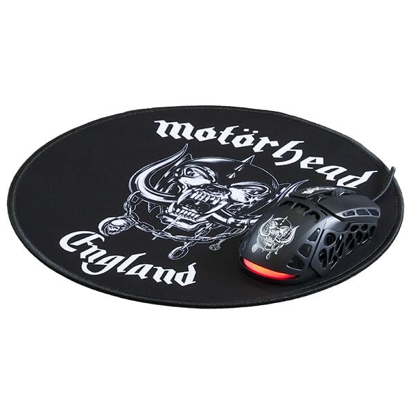 Motorhead Officially Licensed Gaming Mouse Pad - 30cm Non-Slip Desktop Mouse Mat for PC & Laptop - Perfect for Gamers, Office Work & Graphic Design