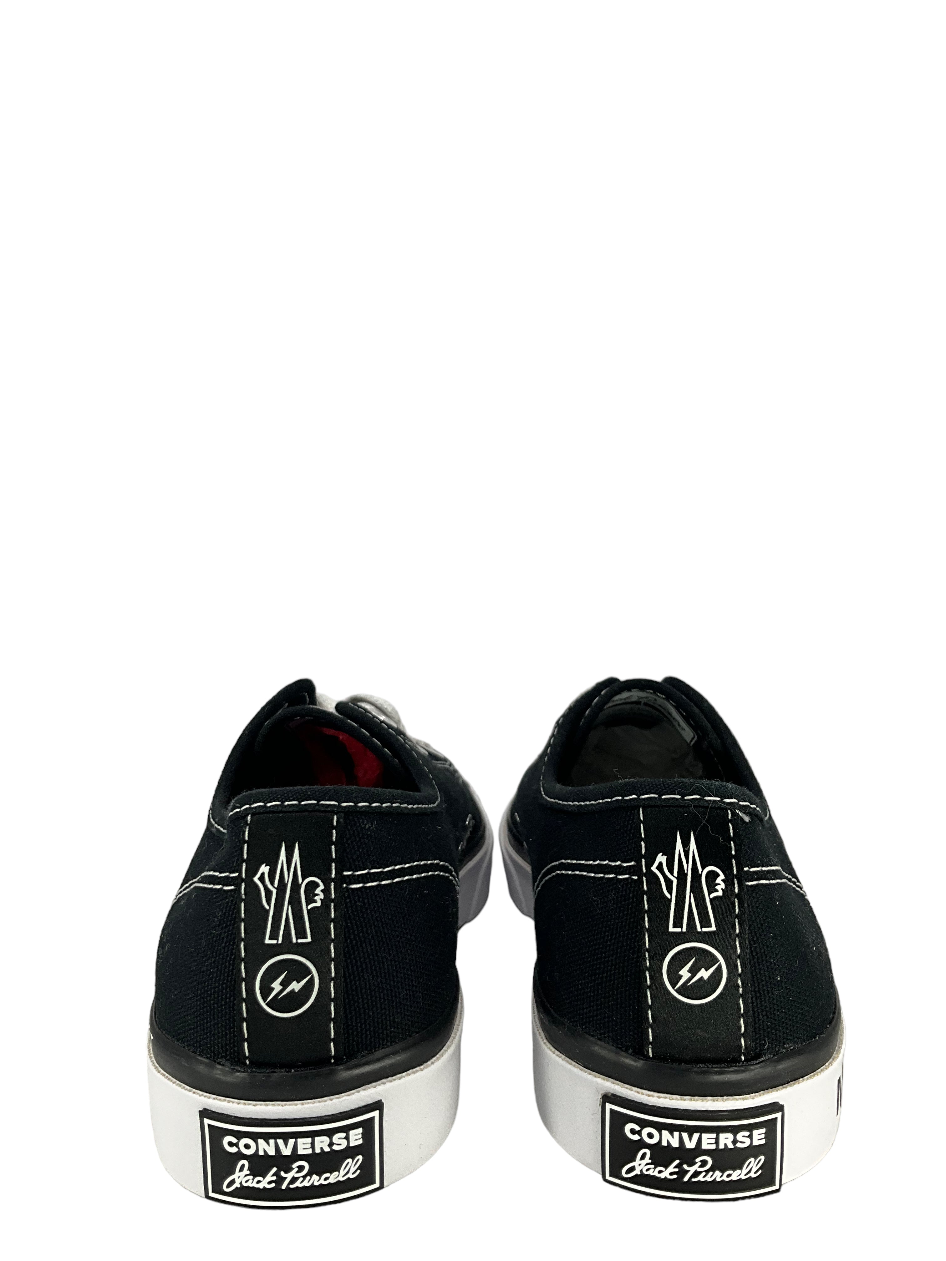 Moncler x Converse Fragment Black High-Top Sneakers for Men - Size 7 | Streetwear Fashion & Urban Style | Perfect for Casual Outfits and Sneaker Collectors