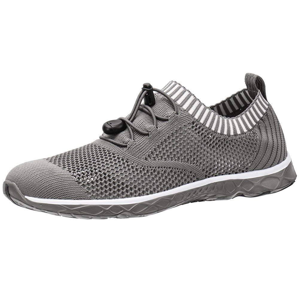 ALEADER Men's Breathable Mesh Slip-On Water Shoes for Swimming, Beach, and Outdoor Activities - Lightweight Quick-Dry Aqua Shoes for Men
