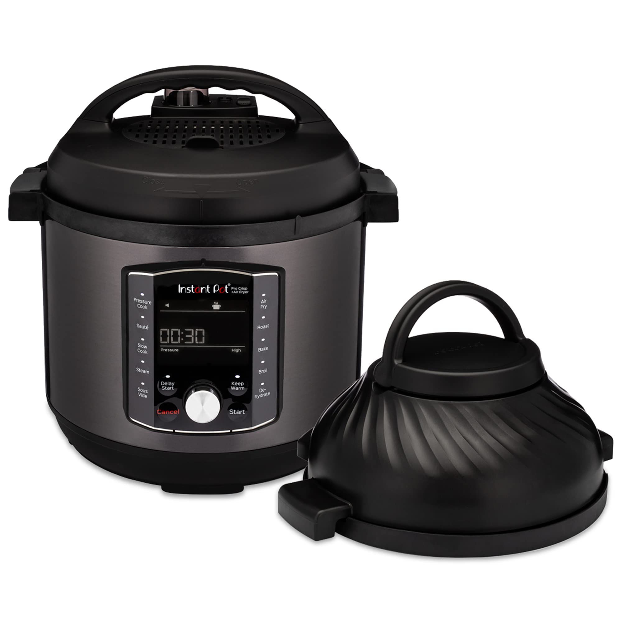 Instant Pot Pro Crisp 11-in-1 Air Fryer & Electric Pressure Cooker Combo | 8 Quart Multi-Cooker for Air Frying, Steaming, Slow Cooking, Sautéing, Dehydrating | Includes Free App with 800+ Recipes | Perfect for Family Meals, Meal Prep & Healthy Cooking