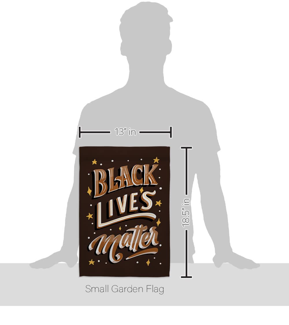 BLM Unity Garden Flag 13x18.5