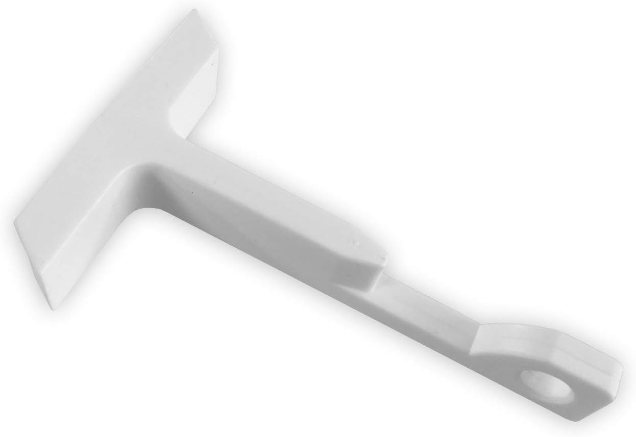 Premium Window Stopper for Tilt Windows - 4-Pack White | Durable & Secure Window Lock | Easy Installation | Ideal for Home, Office & Child Safety | Perfect for Ventilation & Security