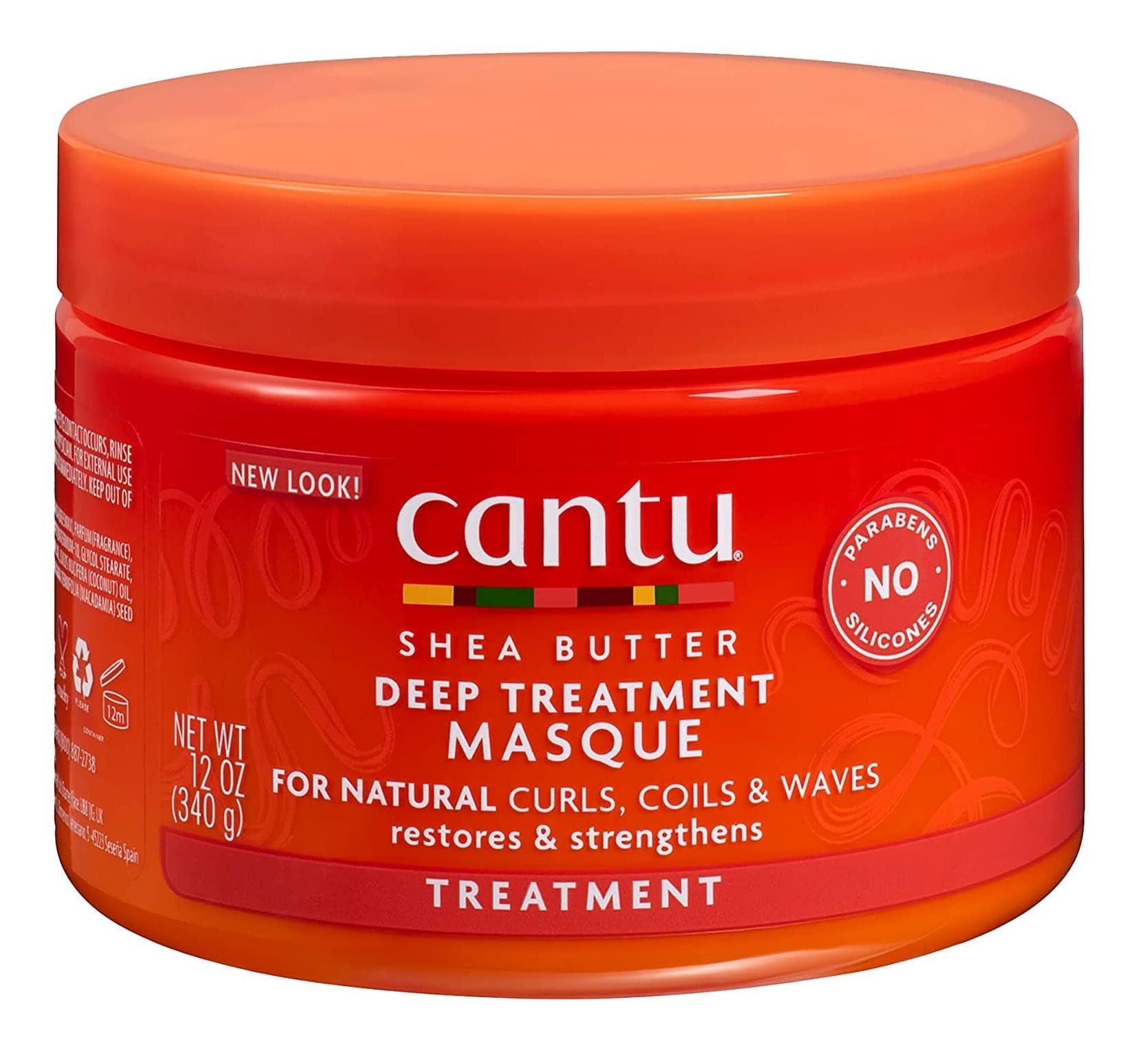Cantu Shea Butter Deep Treatment Hair Masque - 12oz (354ml) Pack of 6 - Moisturizing & Repairing Hair Mask for Dry, Damaged, Curly & Natural Hair - At-Home Salon Quality Deep Conditioning Treatment for Women & Men