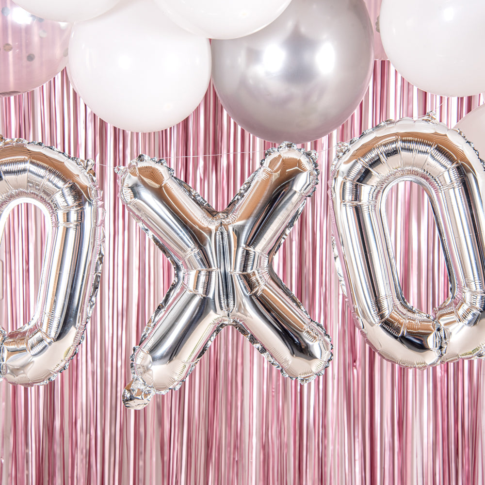 Balloonify Silver Mylar Letter X Balloon - 16 Inch Large Foil Alphabet Balloon (1 Count) for Birthday Parties, Baby Showers & Graduation Decorations
