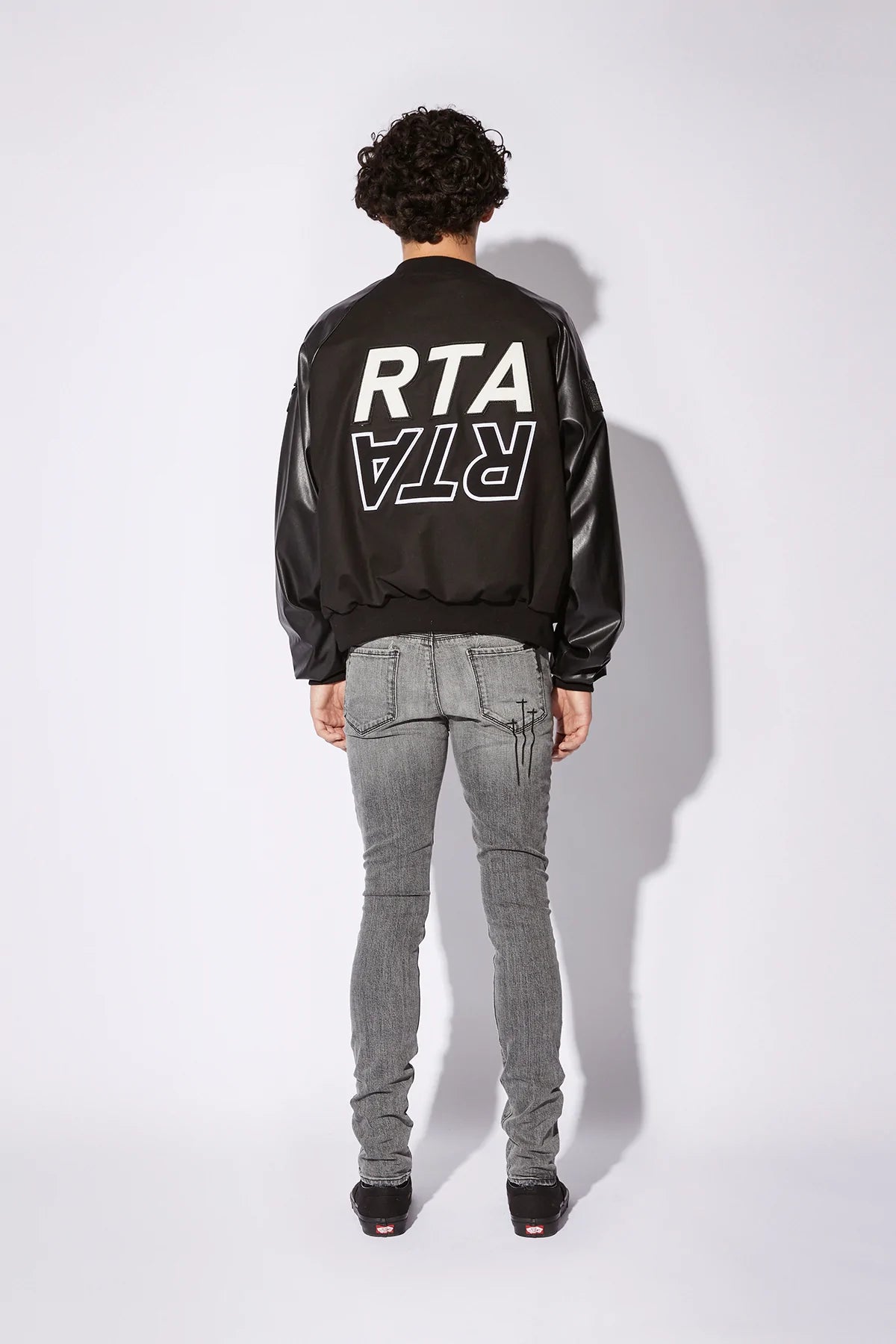 RtA Atticus Varsity Jacket - Vintage Style Baseball Jacket for Men | Fashionable Letterman Jacket for Casual Wear & Street Style Outfits