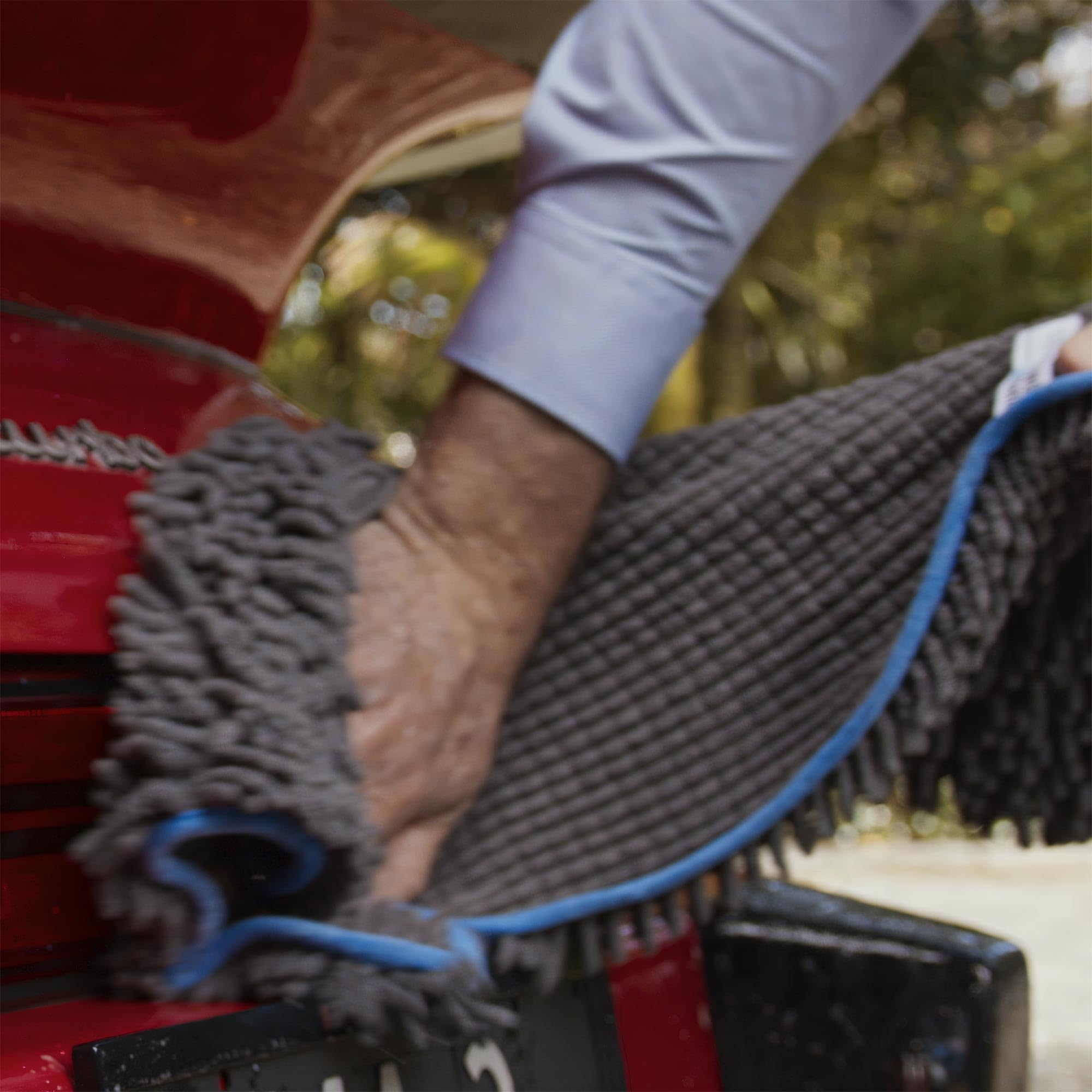 Mach 2 Speed Car Wash Microfiber Towel - Ultra Absorbent Quick Dry Auto Detailing Towel for Car Washing, Drying & Polishing - Perfect for Auto Shine, RV Cleaning & Motorcycle Care