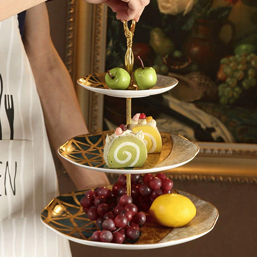 Premium Plastic Fruit Bowls & Cake Stands - Elegant Afternoon Tea, Wedding, Party Tableware - Versatile Bakeware & Display Rack for Desserts, Fruits, Snacks - Perfect for Home Entertaining, Bridal Showers, and Buffet Serving