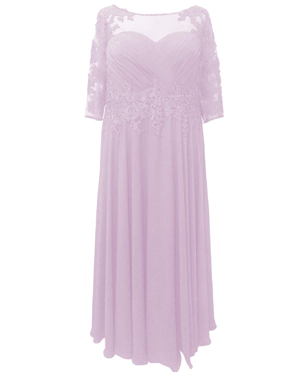 Elegant Plus Size Mother of The Bride Dresses with Sleeves - Formal Evening Gown for Wedding Guest - Perfect for Weddings, Galas & Special Occasions