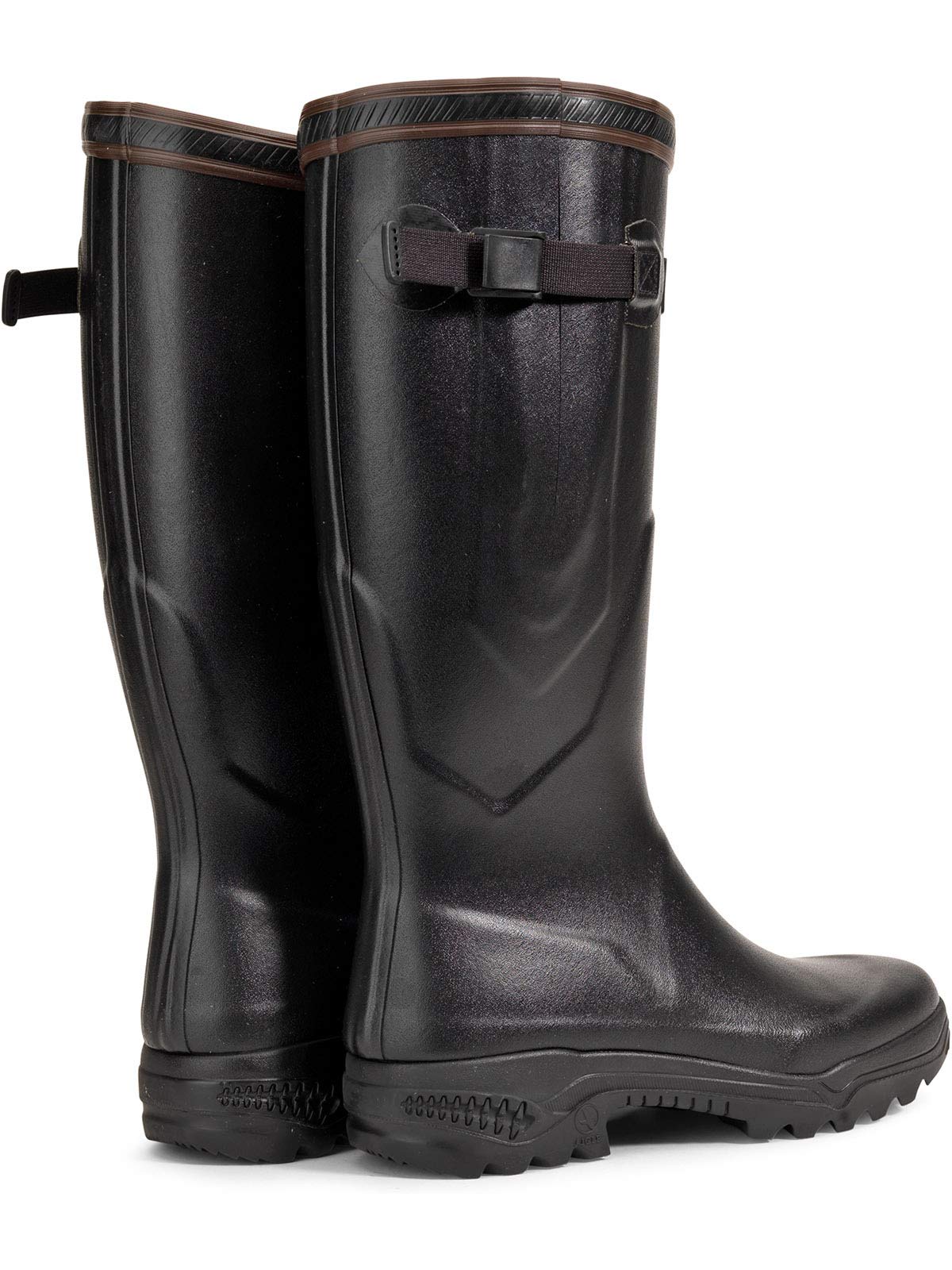 Aigle Men's Benyl M Rubber Brown Boots Size 10 US - Waterproof Outdoor Hiking & Work Boots for Men