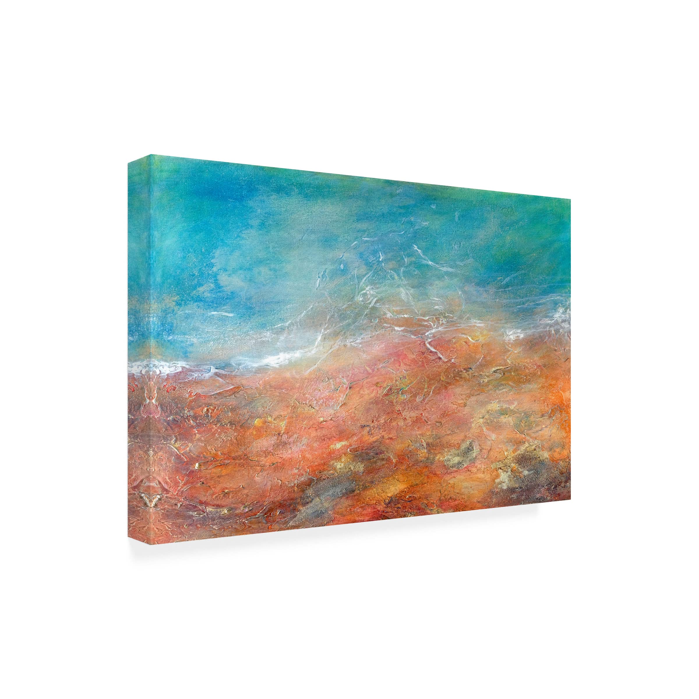Trademark Fine Art 'Somewhere Beyond The Sea' Canvas Wall Art by Brazen Edwards - Coastal Home Decor for Living Room, Bedroom & Office