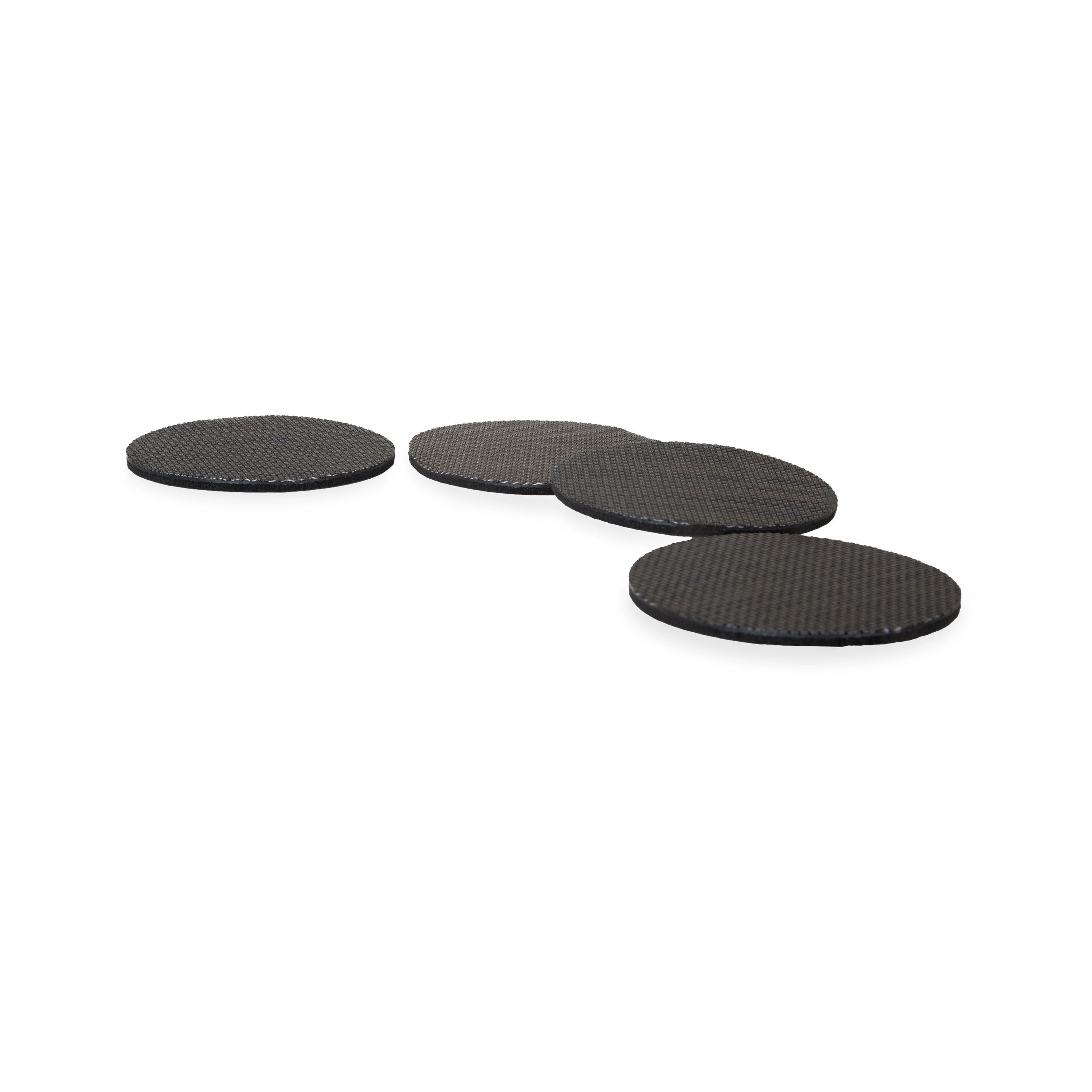 Mini Basketweave Coaster Set - 4 Pack Absorbent Cork Coasters for Coffee, Wine & Drinks - Perfect for Home, Office & Bar Use