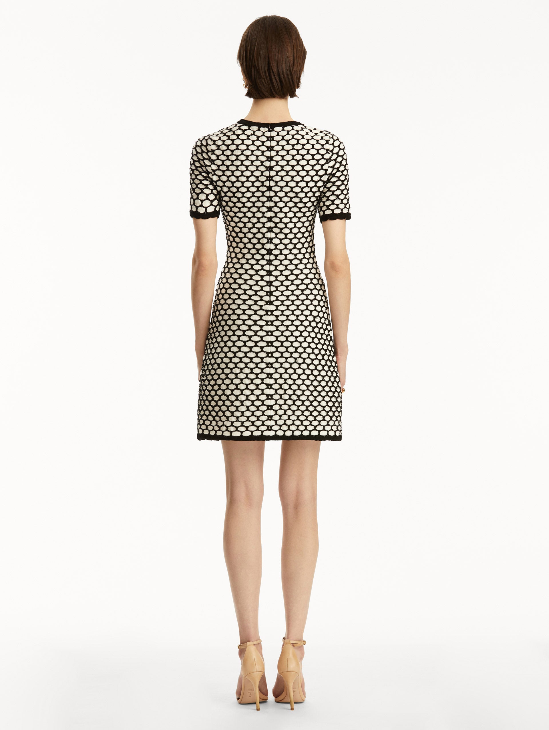 Stylish Honeycomb Sequin Knit Dress for Women - Sparkling Party & Evening Wear - Perfect for Cocktail Parties, Date Nights & Holiday Celebrations
