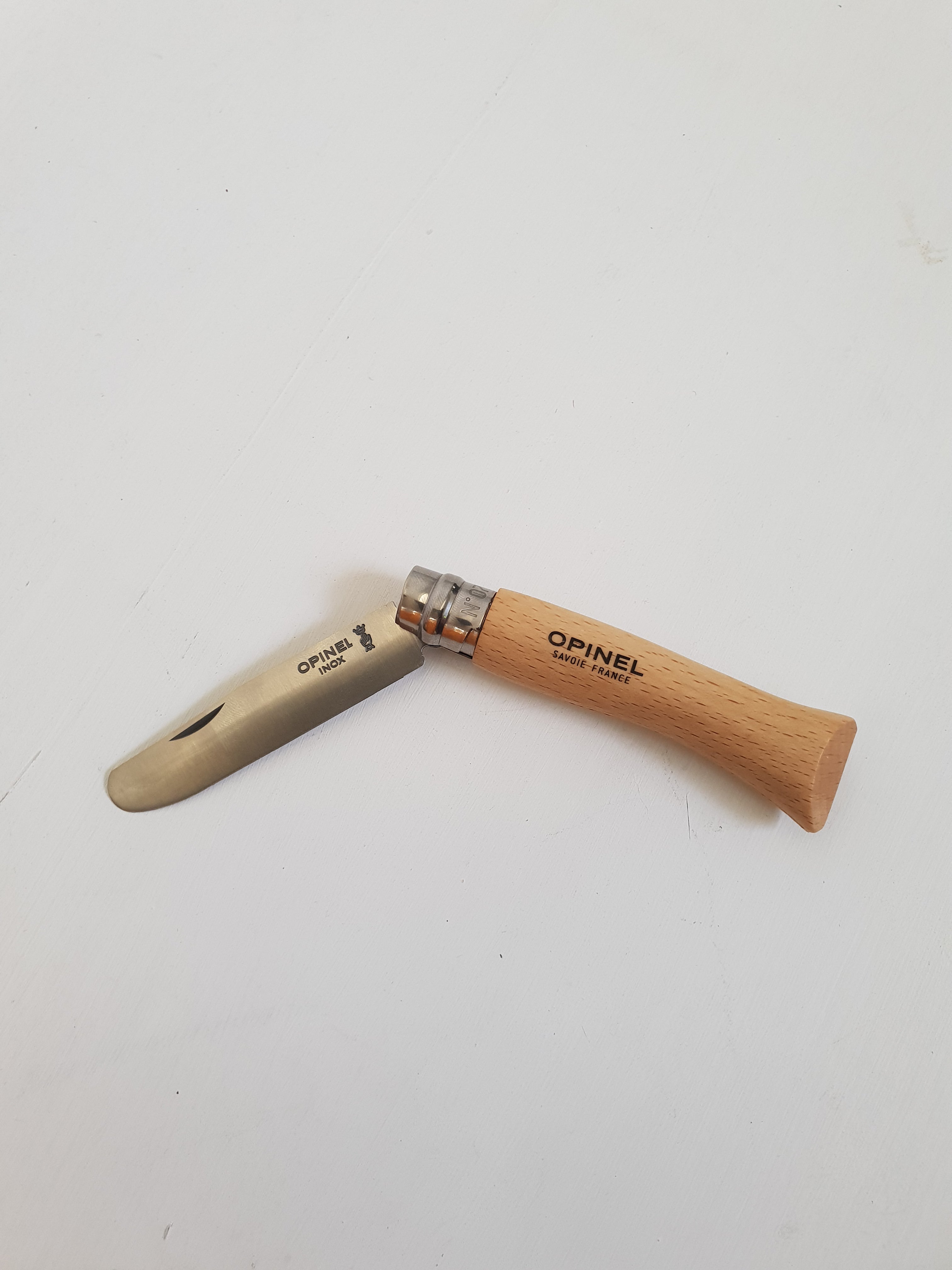 My First Opinel Kids Outdoor Whittling & Picnic Knife - Safe Wood Carving Tool for Camping, Hiking & Backyard Adventures