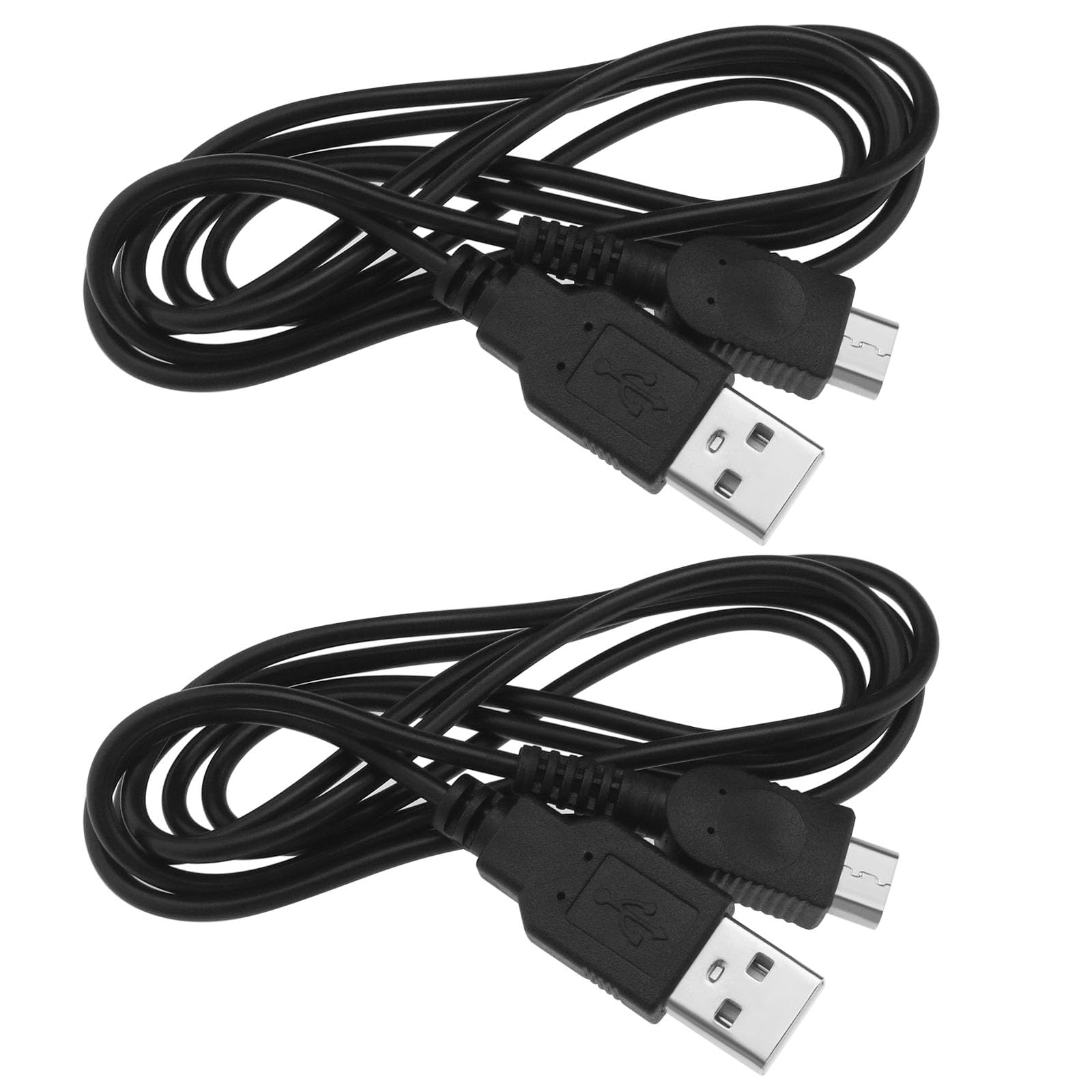 2 Pack USB Charging Cables for Nintendo Gameboy Micro GBM - 1.2m USB Power Cord - Perfect for Gaming On The Go & Travel Accessories