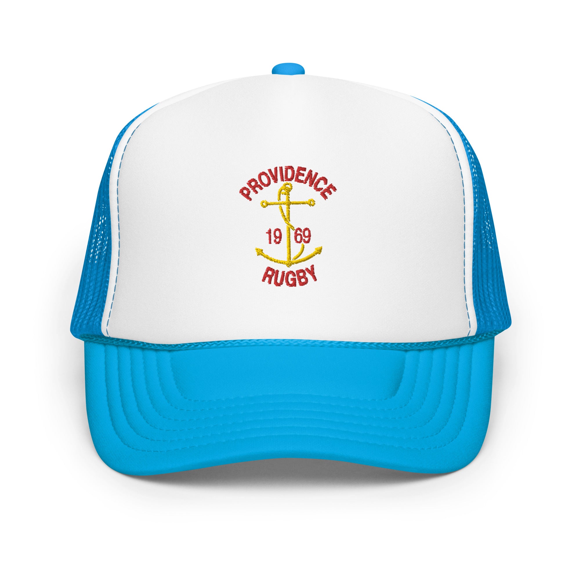 Providence RFC Foam Trucker Hat - Adjustable Snapback Baseball Cap for Men & Women - Comfortable Breathable Design for Outdoor, Sports, and Casual Wear