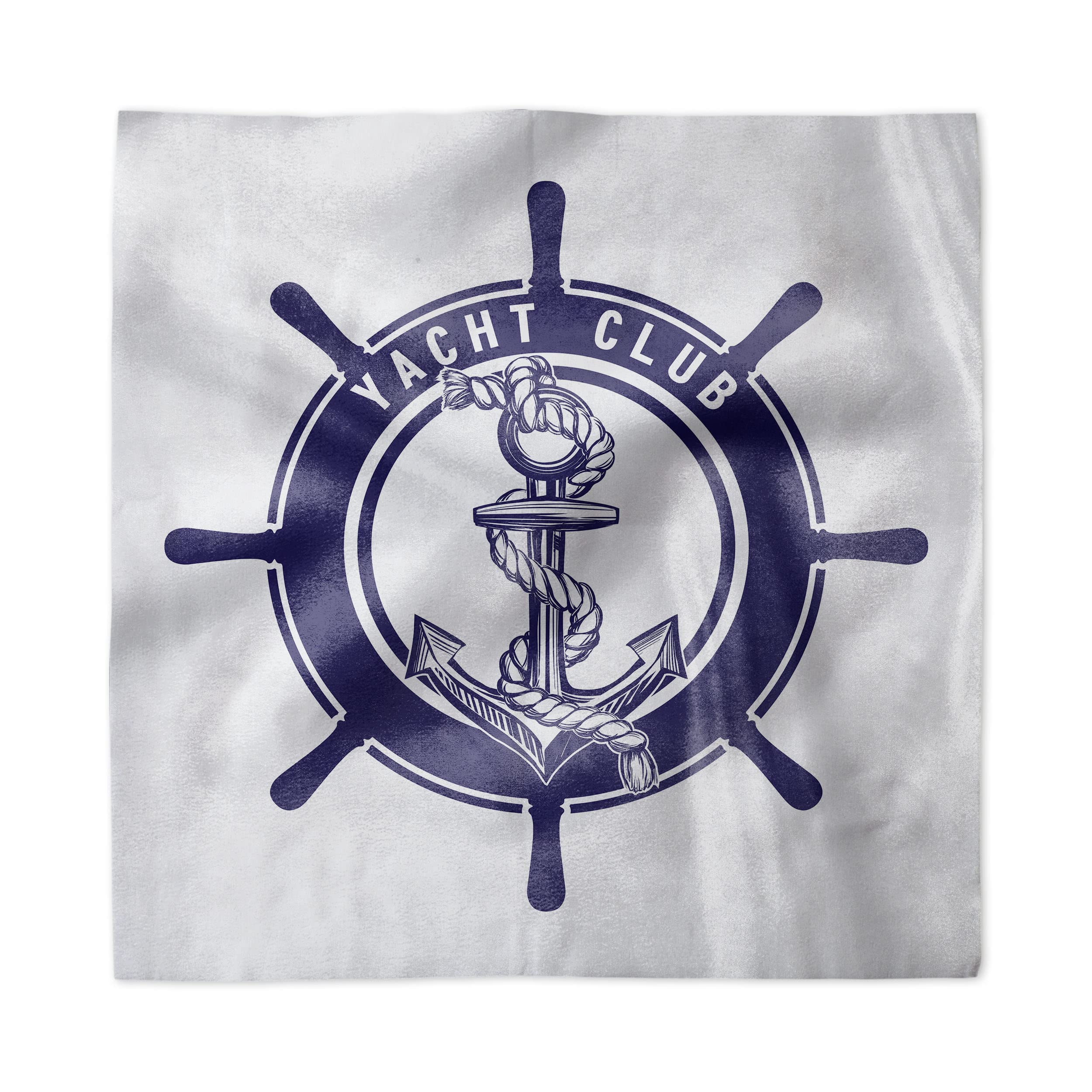 Ambesonne Vintage Nautical Tattoo Satin Napkins Set of 4 - 12