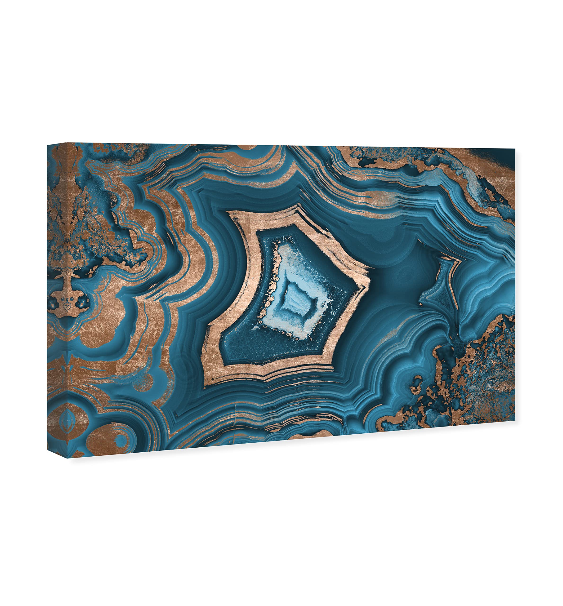 Abstract Wall Art Canvas Prints 'Dreaming About You Geode' - Modern Home Decor for Living Room, Bedroom & Office