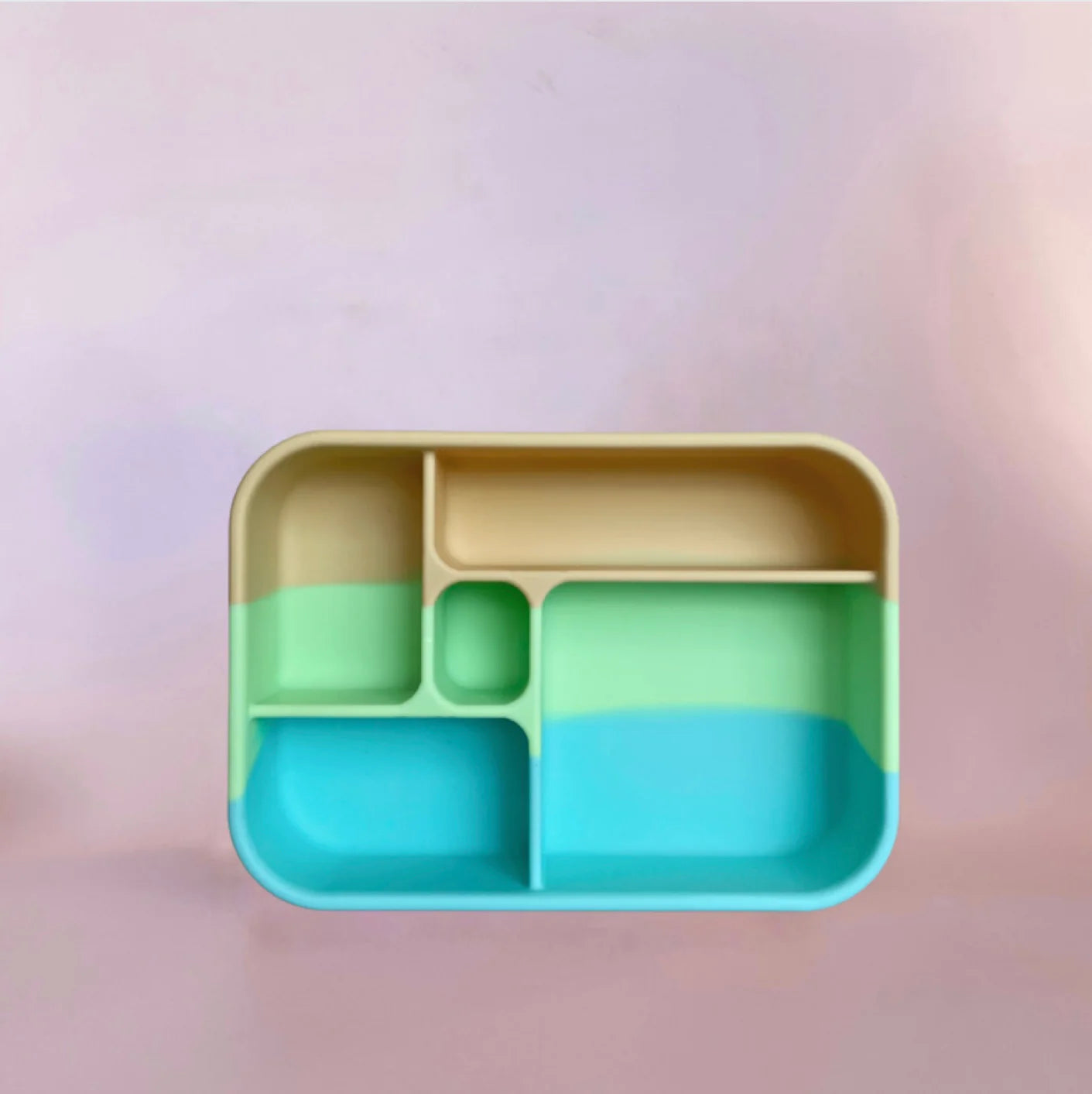 Eco-Friendly Silicone Lunch Box by The Zero Waste People | Reusable, Leak-Proof Food Container for School, Office & Picnics | BPA-Free Meal Prep Storage