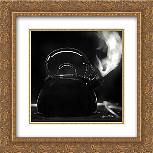 Lori Deiter 15x15 Gold Ornate Framed Tea Time II Art Print - Double Matted Museum Quality Wall Decor for Living Room, Bedroom & Office