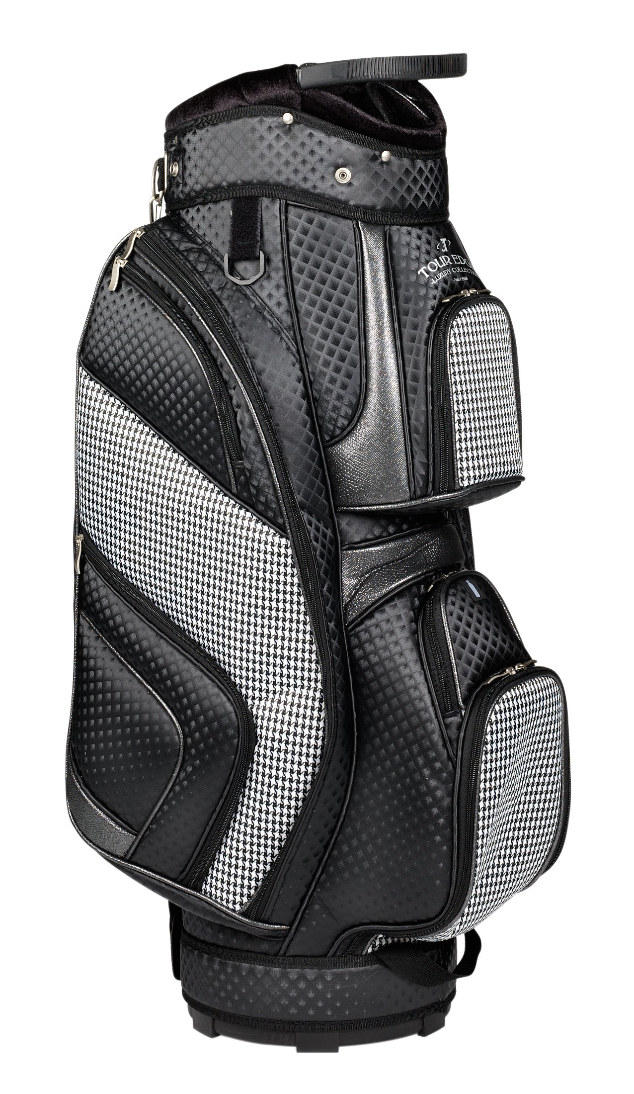Tour Edge Women's Luxury Golf Cart Bag - Lightweight & Stylish Stand Bag with 14-Way Divider for Clubs - Perfect for Country Club & Driving Range Use