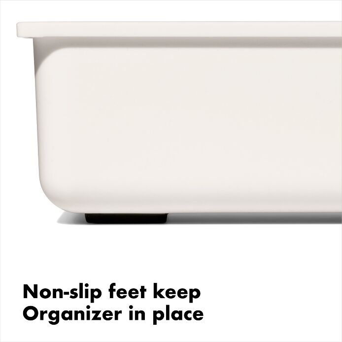 Compact Knife Drawer Organizer - Bamboo Knife Storage Tray for Kitchen Utensils - Perfect for Organizing Knives, Forks, and Spoons in Kitchen Drawers