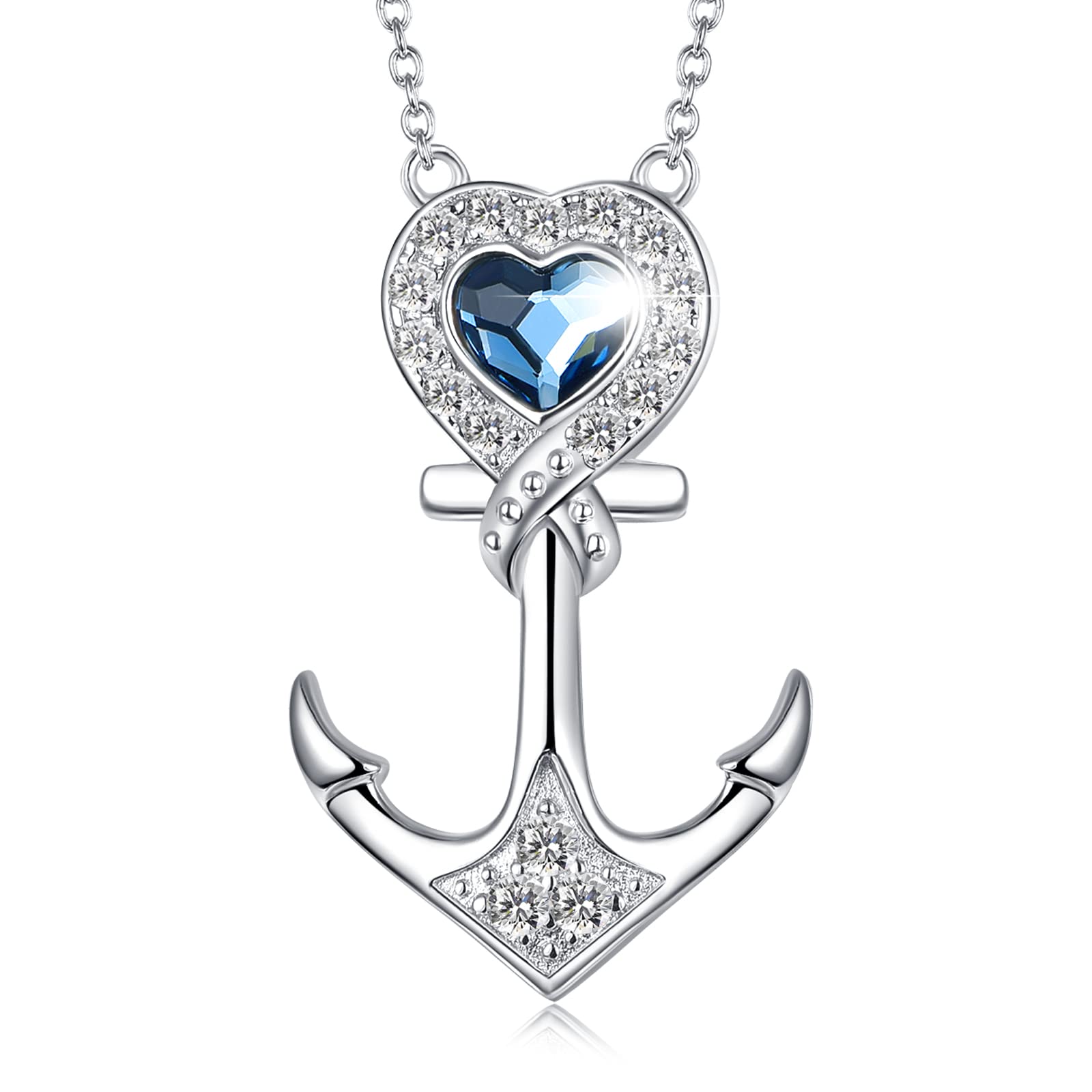 925 Sterling Silver Anchor Necklace for Women - Nautical Sailor Pendant Jewelry Gift | Perfect for Beach Vacations, Boat Trips & Marine Events | Great for Everyday Wear, Date Nights, Birthday & Anniversary Gifts | Ideal for Sailors, Beach Lovers & Fashion Enthusiasts | Stylish Accessory for Summer Outfits, Seaside Weddings & Coastal-Themed Parties