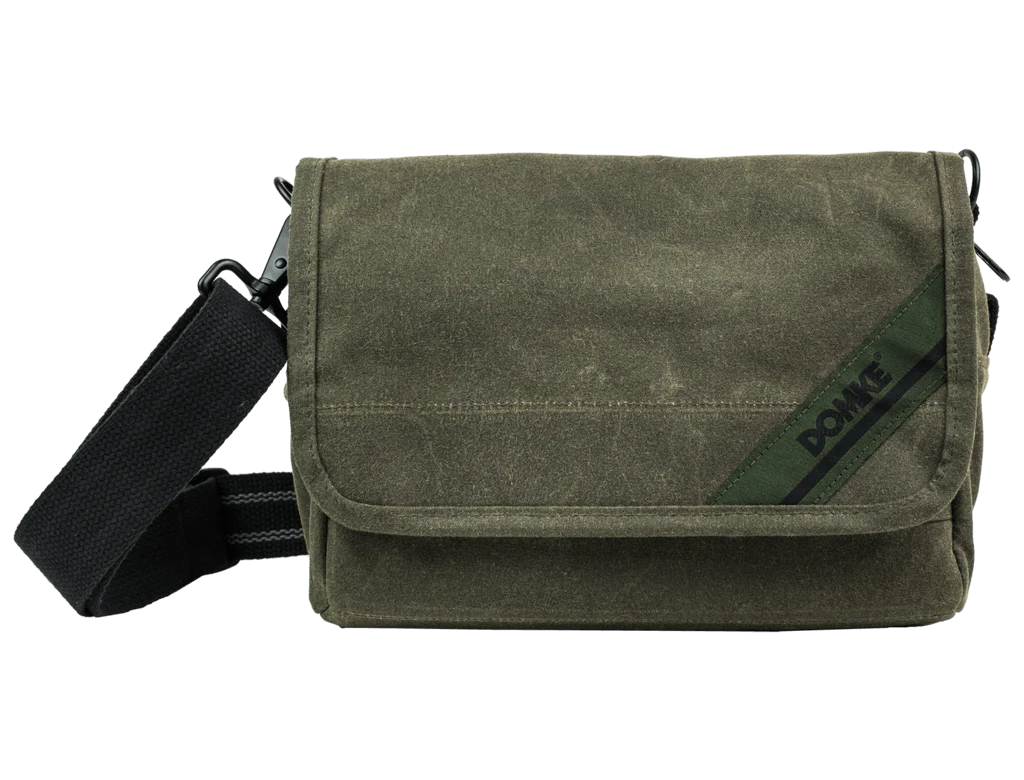 Domke F 5XB RuggedWear Shoulder Camera Bag - Military Green - Durable DSLR Camera Case for Photographers - Perfect for Travel, Street & Outdoor Photography
