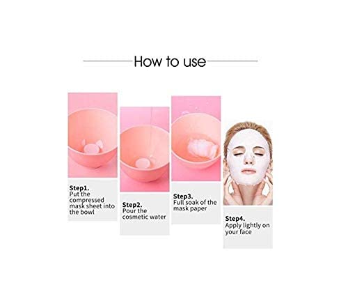 Top Select Compressed Facial Mask Sheets - 50 Pack DIY Spa Skin Care for Hydration & Brightening | At-Home Facial Treatment & Self-Care Routine