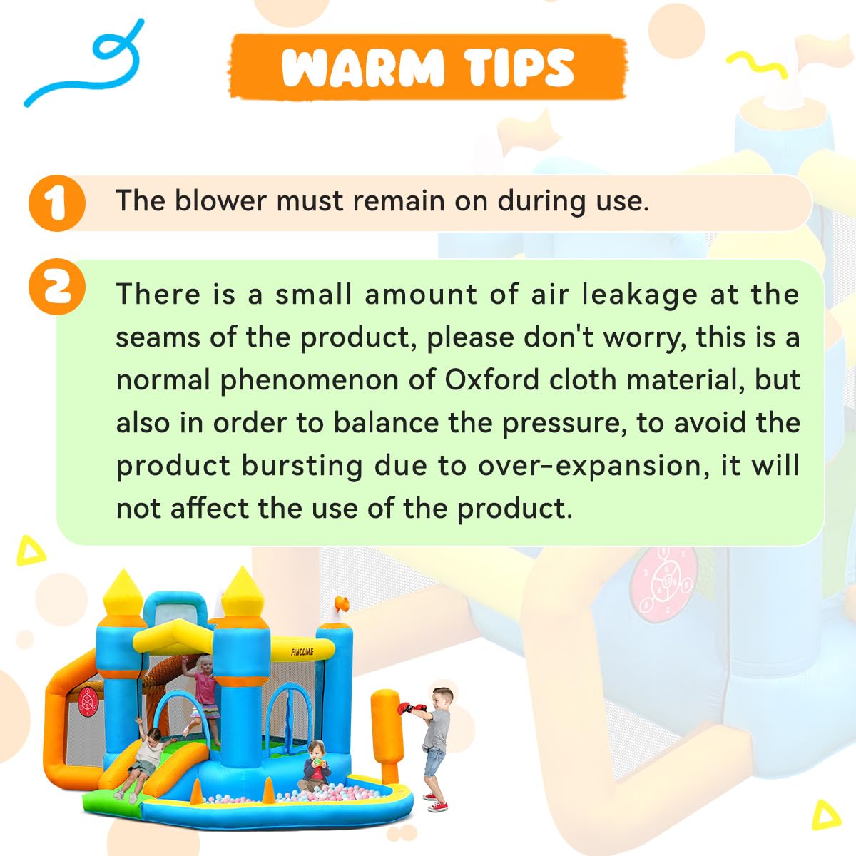 Inflatable Bounce House for Kids with Slide, Jumping Castle, Soccer & Basketball Area - Indoor/Outdoor Bouncy Playhouse with Blower for Backyard, Birthday Parties & Family Fun