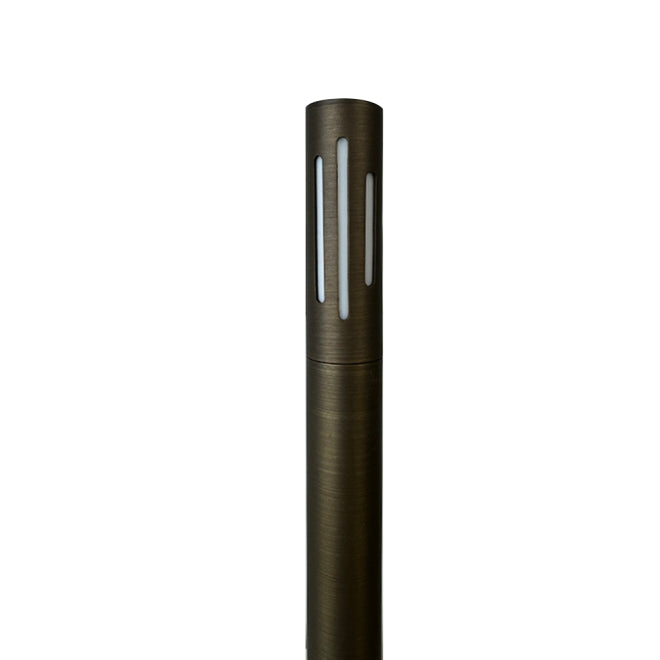 PLB25 Cast Brass LED Low Voltage Pathway Light - Durable Outdoor Landscape Lighting for Garden, Walkway, and Driveway - Perfect for Enhancing Home Exterior and Yard Safety