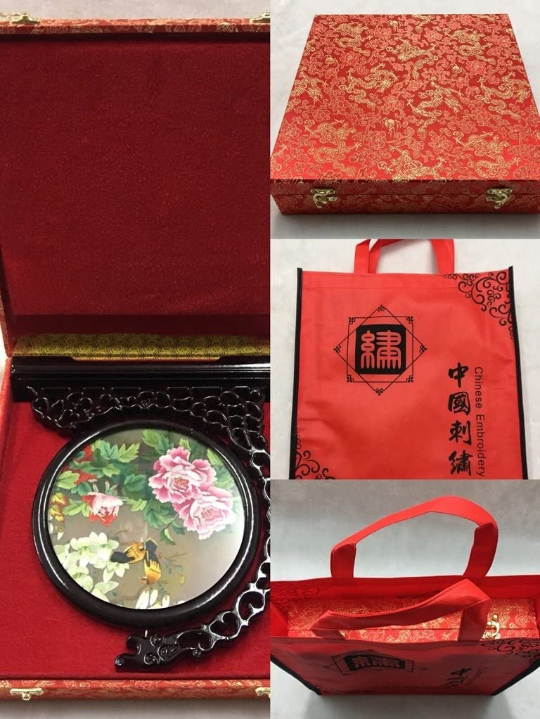 Handmade Double-Sided Silk Embroidery Art Painting - 12.5